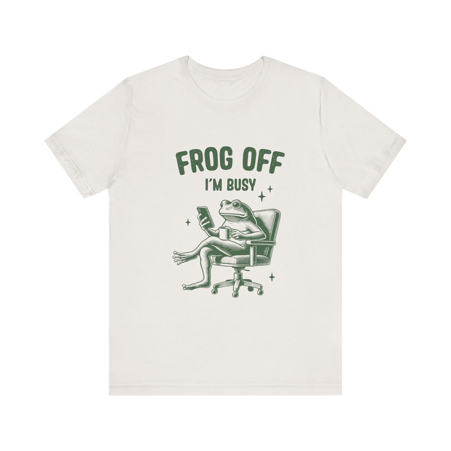 Frog Off Im Busy Shirt, Frog Pond TShirt, Meme Frog Shirt - PopCultureByDesign36