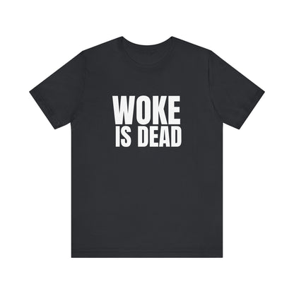 Woke is dead shirt, Funny political humor tee, Retro cartoon parody shirt - PopCultureByDesign36