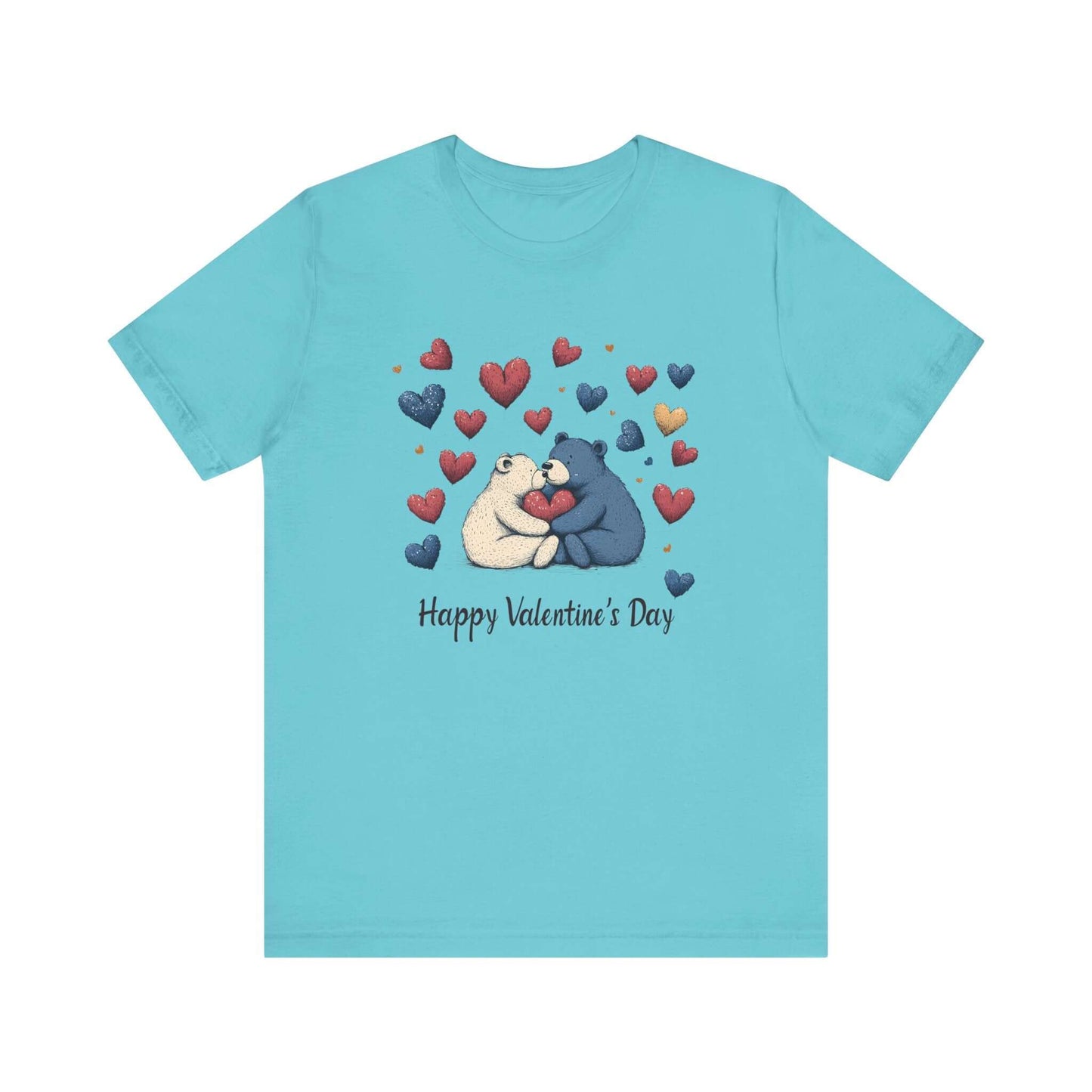 Bear Valentine Shirt, Cute Bear Shirt, Teddy Bear Shirt, Heart Valentine Shirt - PopCultureByDesign36