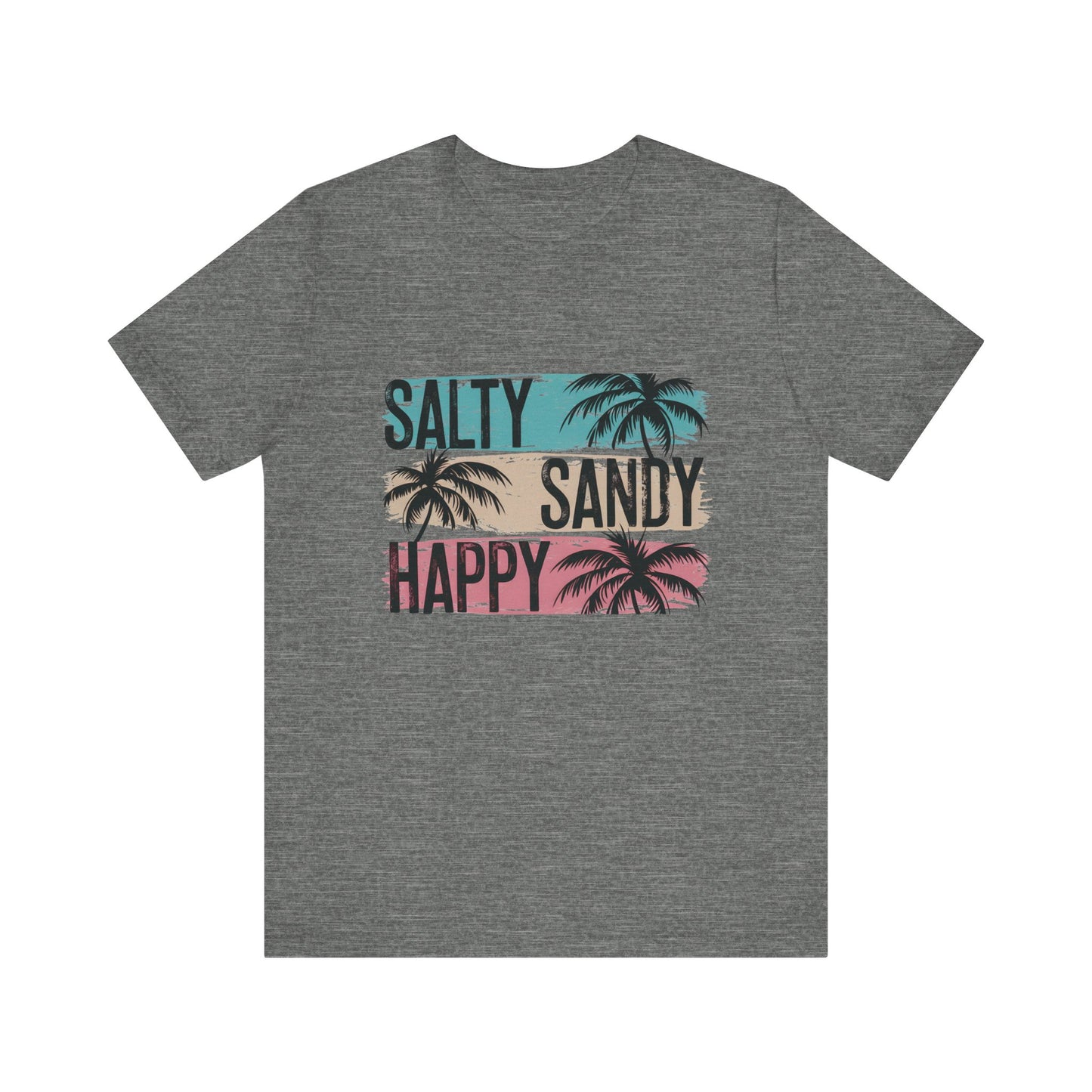 Salty Sandy Happy T-Shirt, Sandy Toes Salty Breeze Tee - PopCultureByDesign36
