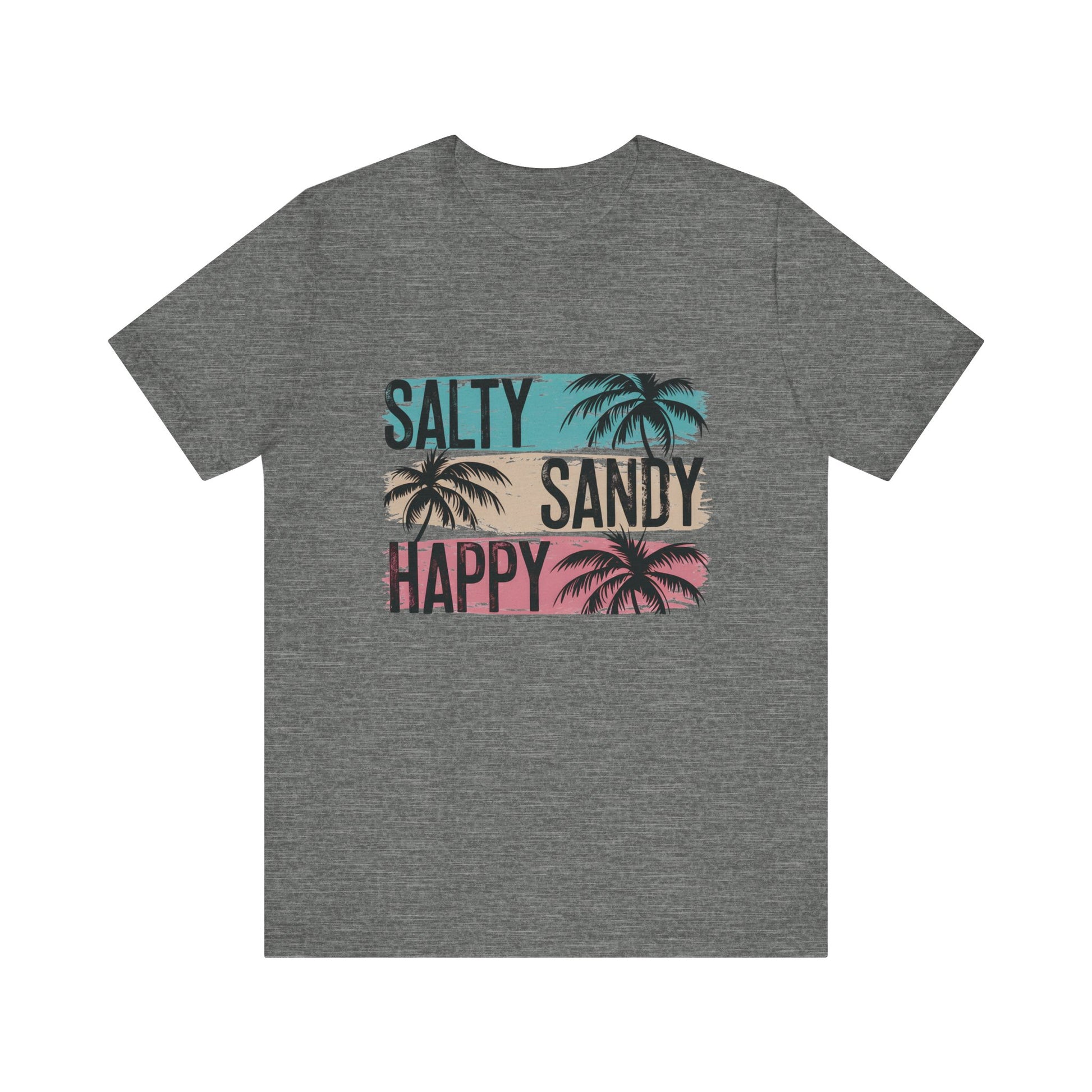 Salty Sandy Happy T-Shirt, Sandy Toes Salty Breeze Tee - PopCultureByDesign36
