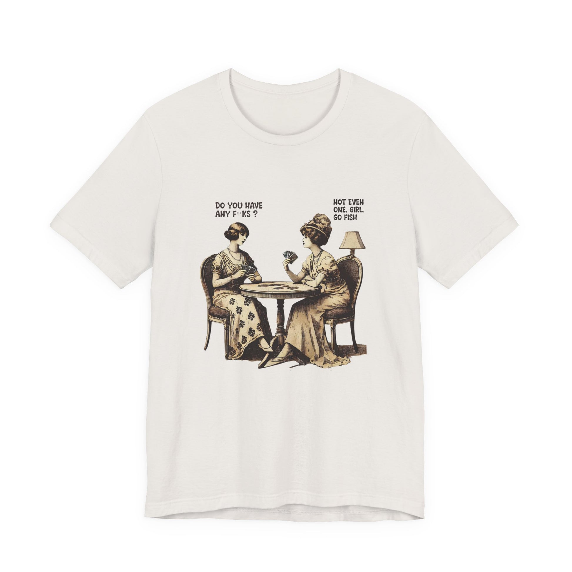 Funny Card Playing Tee, Card Playing Lovers Tee, Vintage Style Top - PopCultureByDesign36