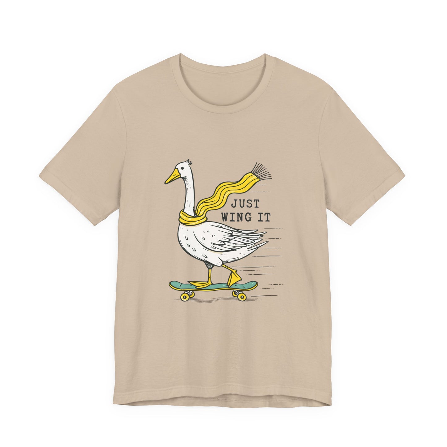 Pun Humor Bird Tee, Bird Lover Gift, Funny Bird Shirt, Skateboard Goose - PopCultureByDesign36