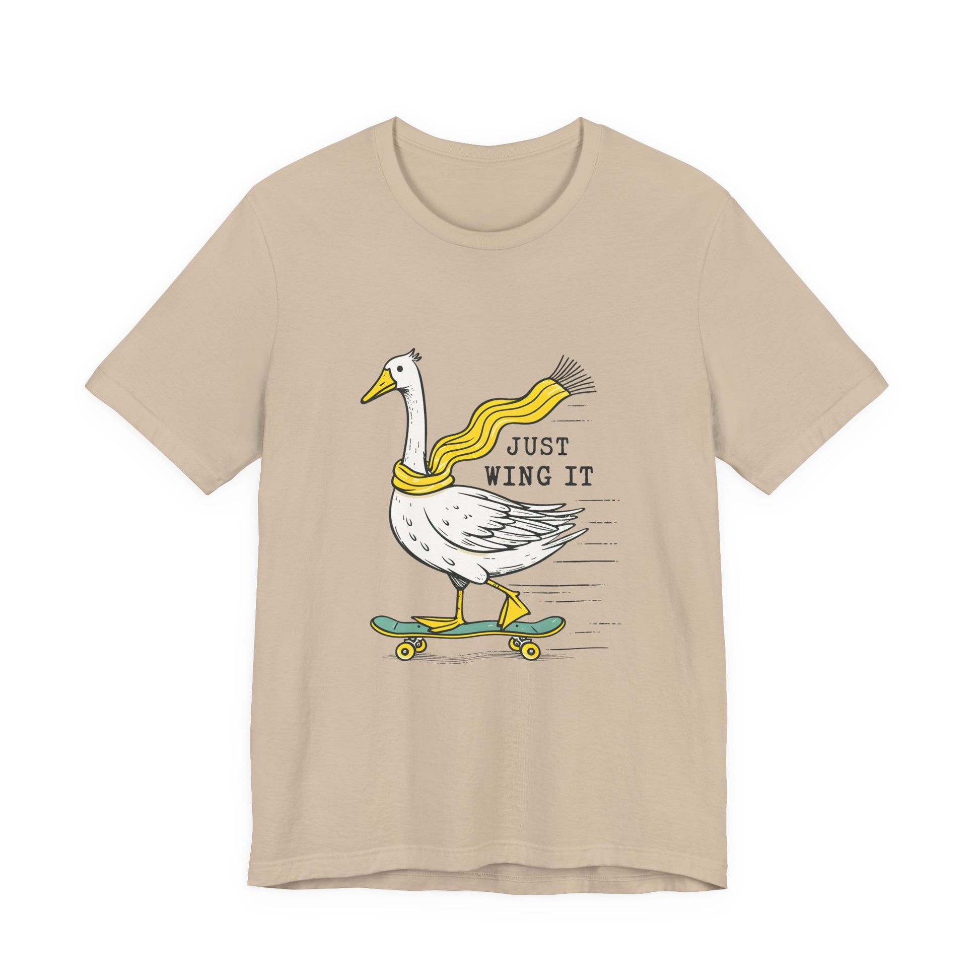 Pun Humor Bird Tee, Bird Lover Gift, Funny Bird Shirt, Skateboard Goose - PopCultureByDesign36