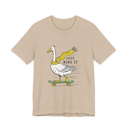 Pun Humor Bird Tee, Bird Lover Gift, Funny Bird Shirt, Skateboard Goose - PopCultureByDesign36