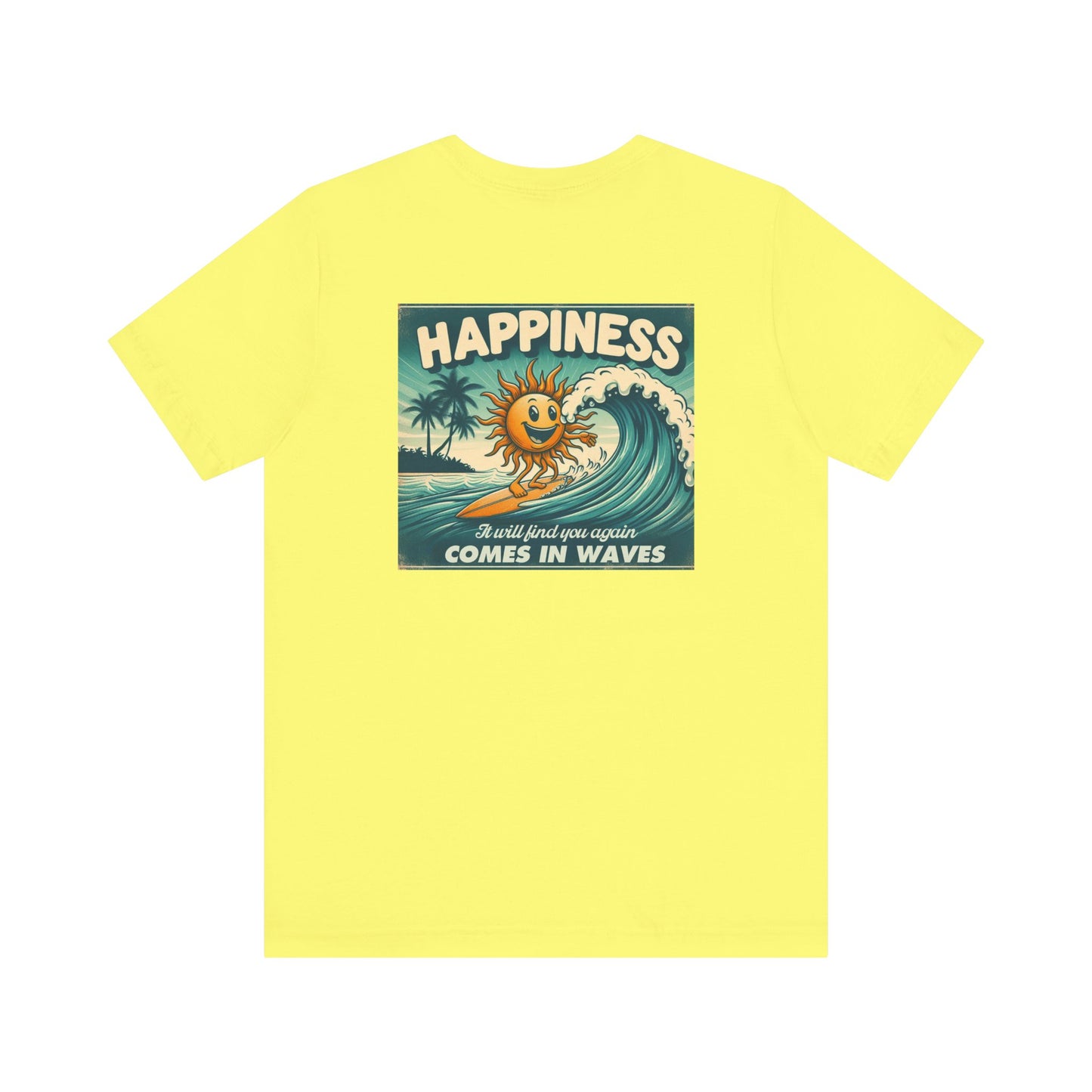 Happiness Comes In Waves shirt, Summer shirt, Surfing shirt, Surfer Gift - PopCultureByDesign36