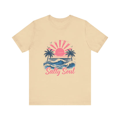 Retro Salty Soul Shirt, Summer Salty Soul T-shirt, Trendy Summer Shirt - PopCultureByDesign36