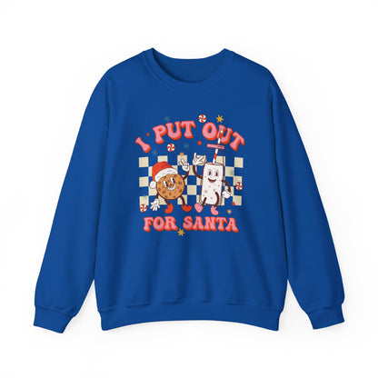 Put Out For Santa Sweatshirt, Funny Christmas Shirt, Funny Santa Sweatshirt - PopCultureByDesign36