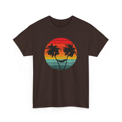 Retro sunset, Palm Tree shirt, Beach vibes shirt, Summer time - PopCultureByDesign36