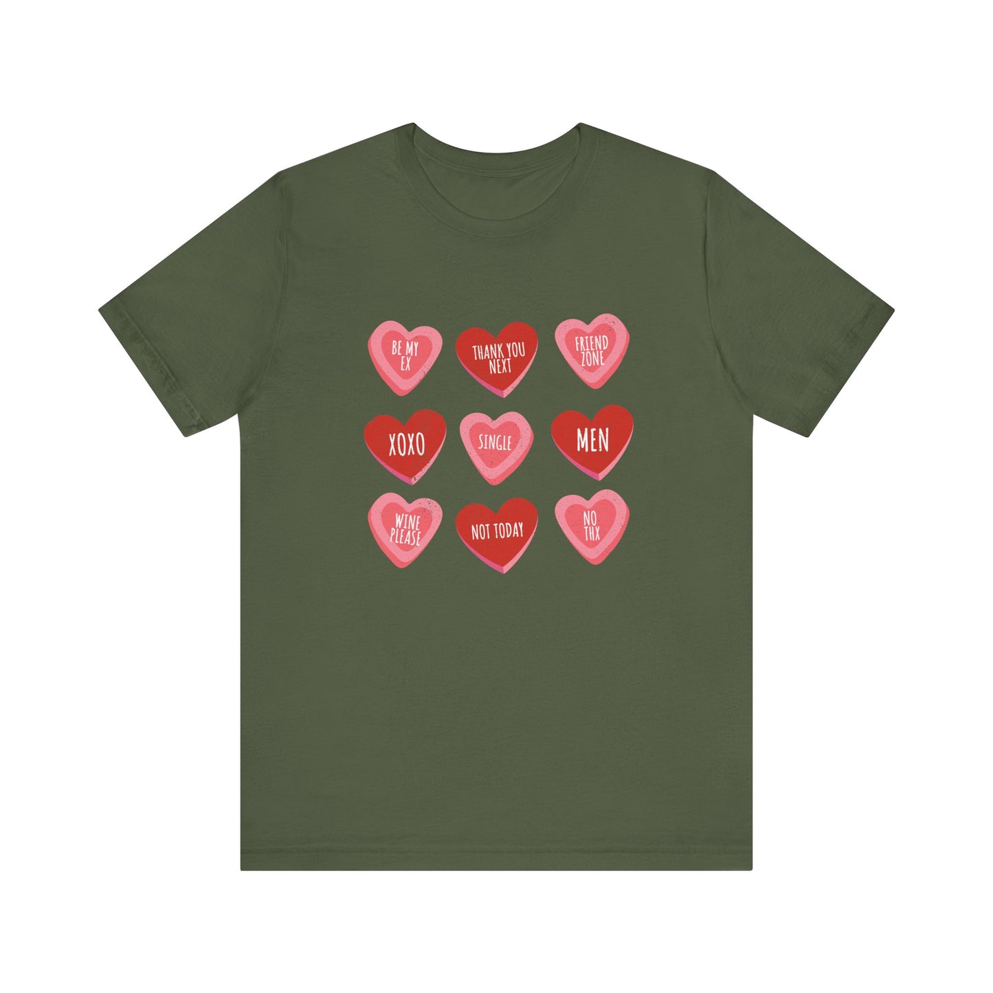 Candy Heart Shirt, Valentine's Day Gift, Conversation Hearts Shirt - PopCultureByDesign36
