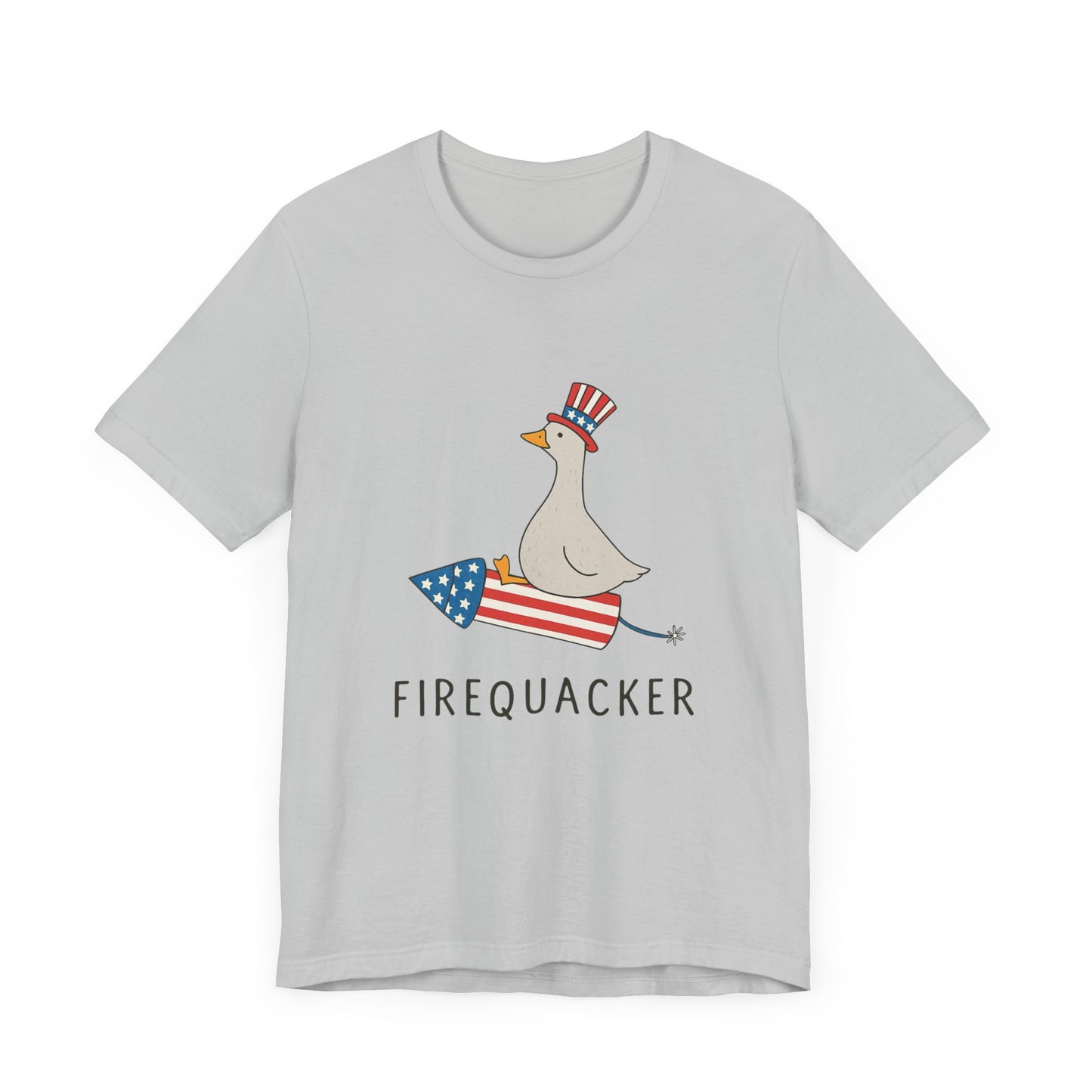 Firequacker Shirt, Funny Fourth Of July Shirt, Funny Goose Shirt - PopCultureByDesign36
