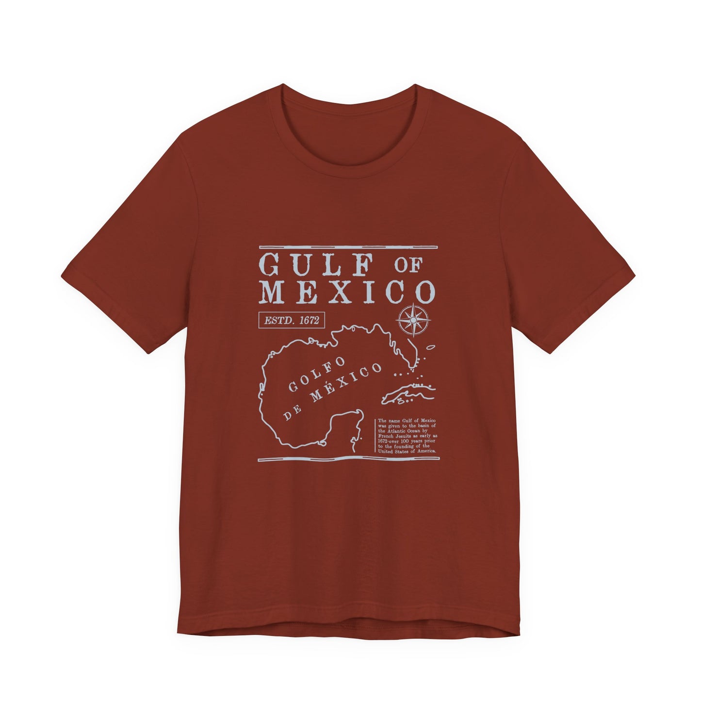 Gulf of Mexico Shirt, Gulf Coast Shirt, Historical Gulf of Mexico - PopCultureByDesign36
