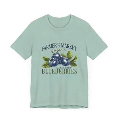 Fruit Farm Shirt, Blueberry Shirt, Cottagecore Berry Tshirt, Summer Fruit Shirt - PopCultureByDesign36