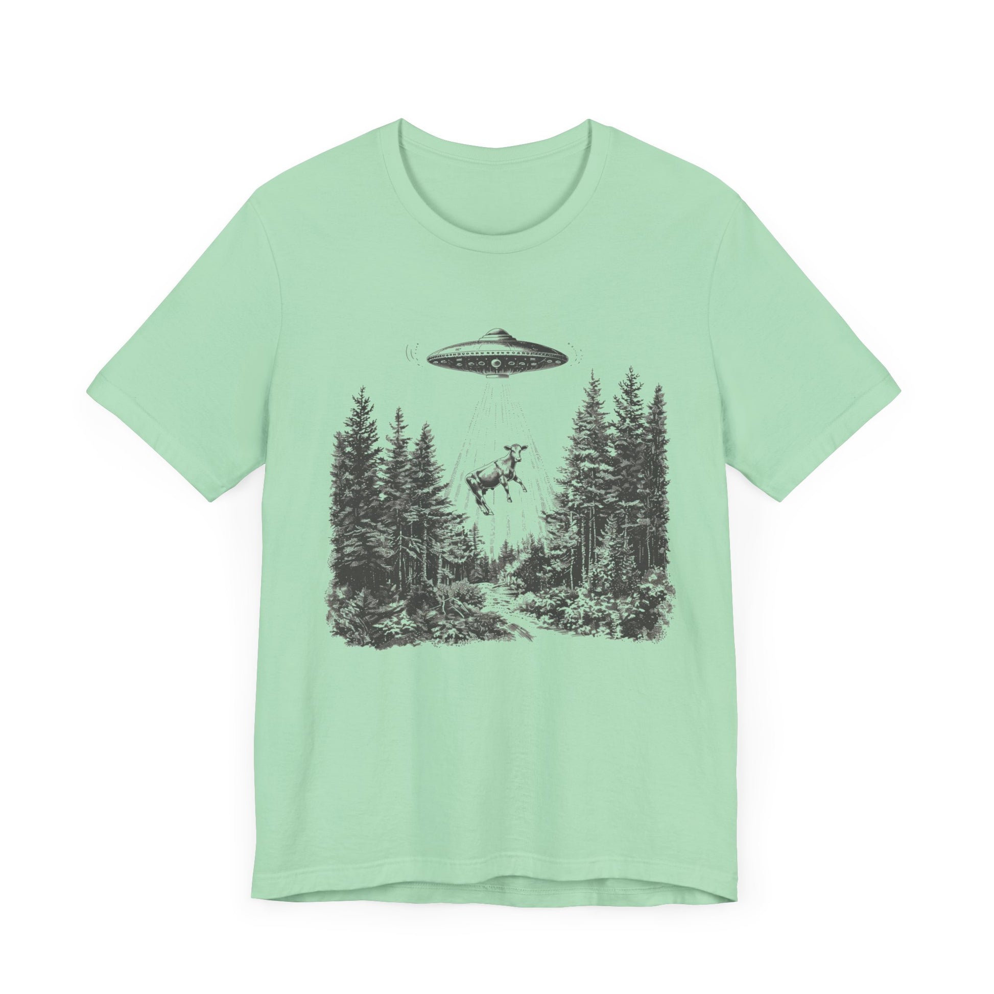 Ufo Cow Shirt, Retro T-Shirt, Vintage Cow Ufo TShirt, Ufo Graphic Tee - PopCultureByDesign36