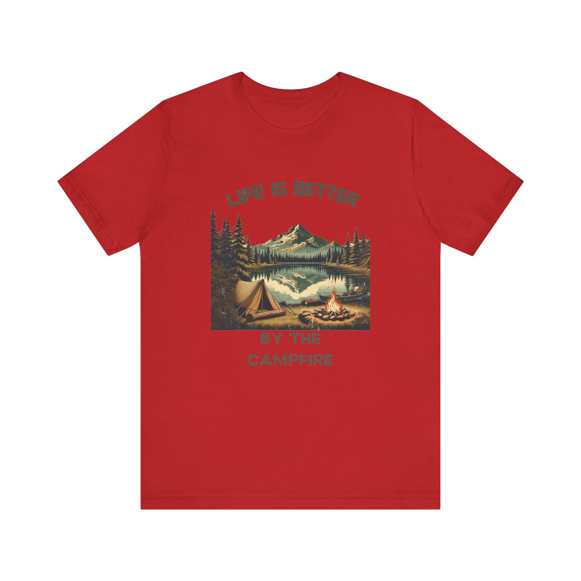 Camping by the lake, Camping shirt, Adventure shirt, Outdoor shirt - PopCultureByDesign36