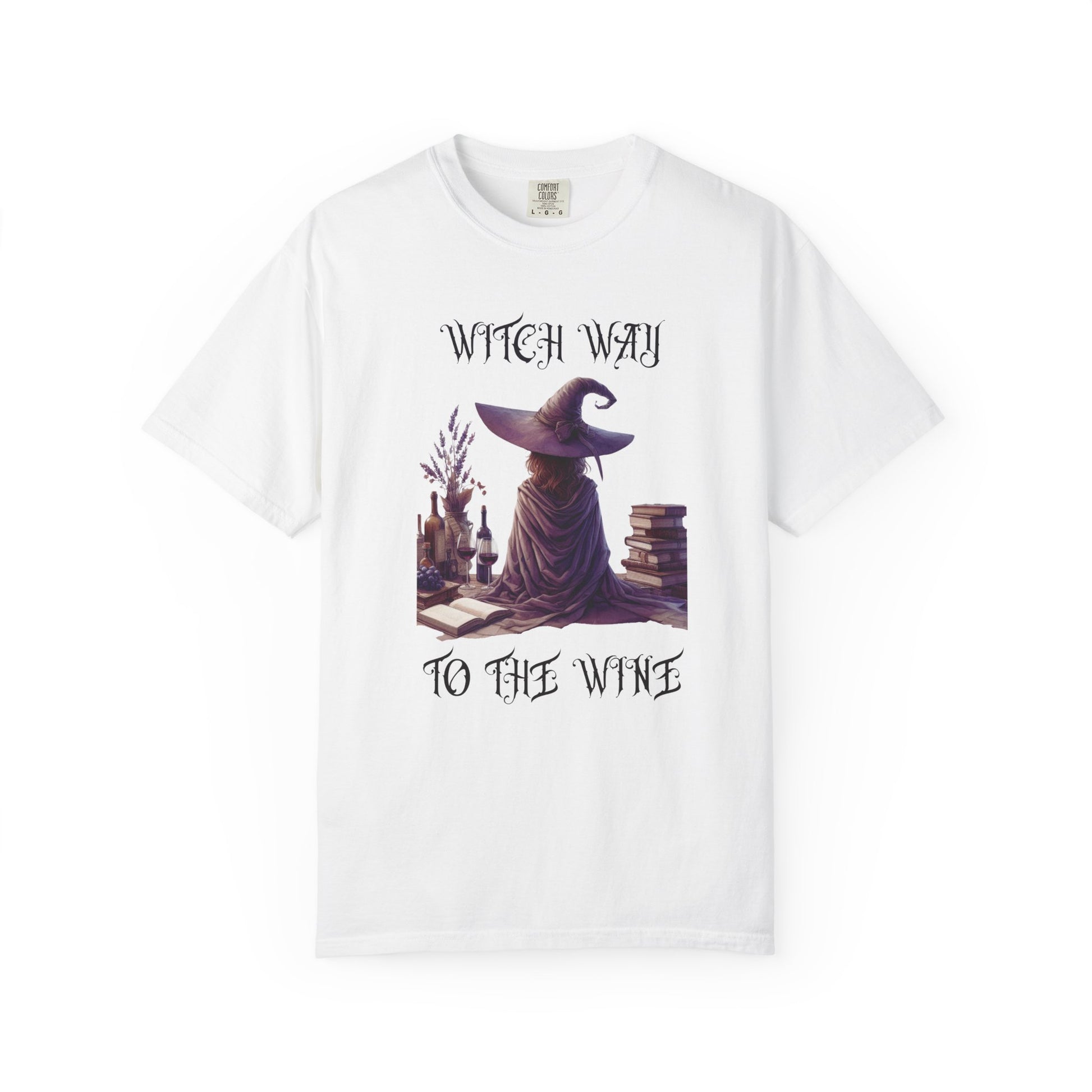 Funny Halloween Shirt, Halloween Witch Shirt, Wine Drinker Gift - PopCultureByDesign36