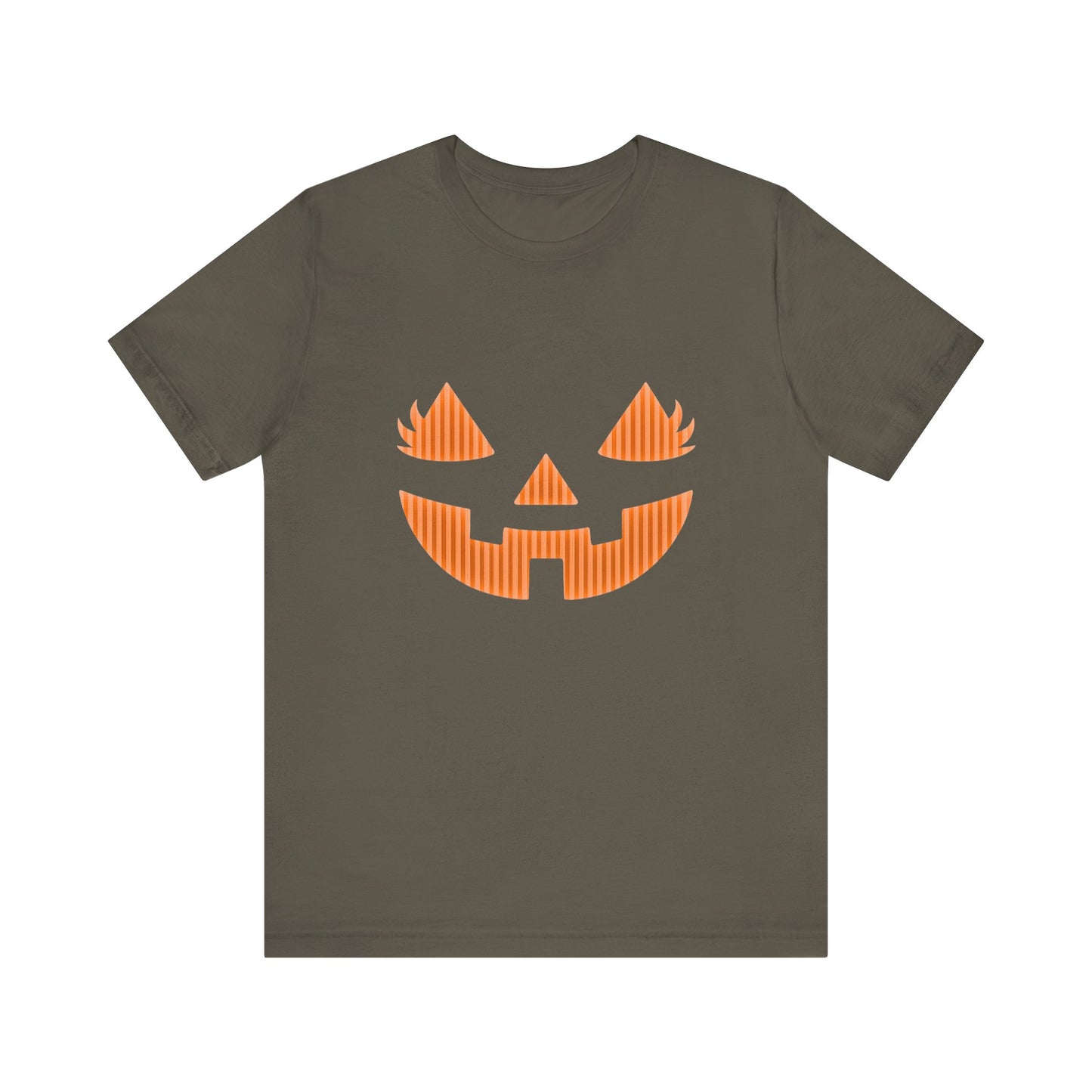 Halloween Pumpkin Tee, Spooky Shirt, Fall T-Shirt, Pumpkin Face Top - PopCultureByDesign36