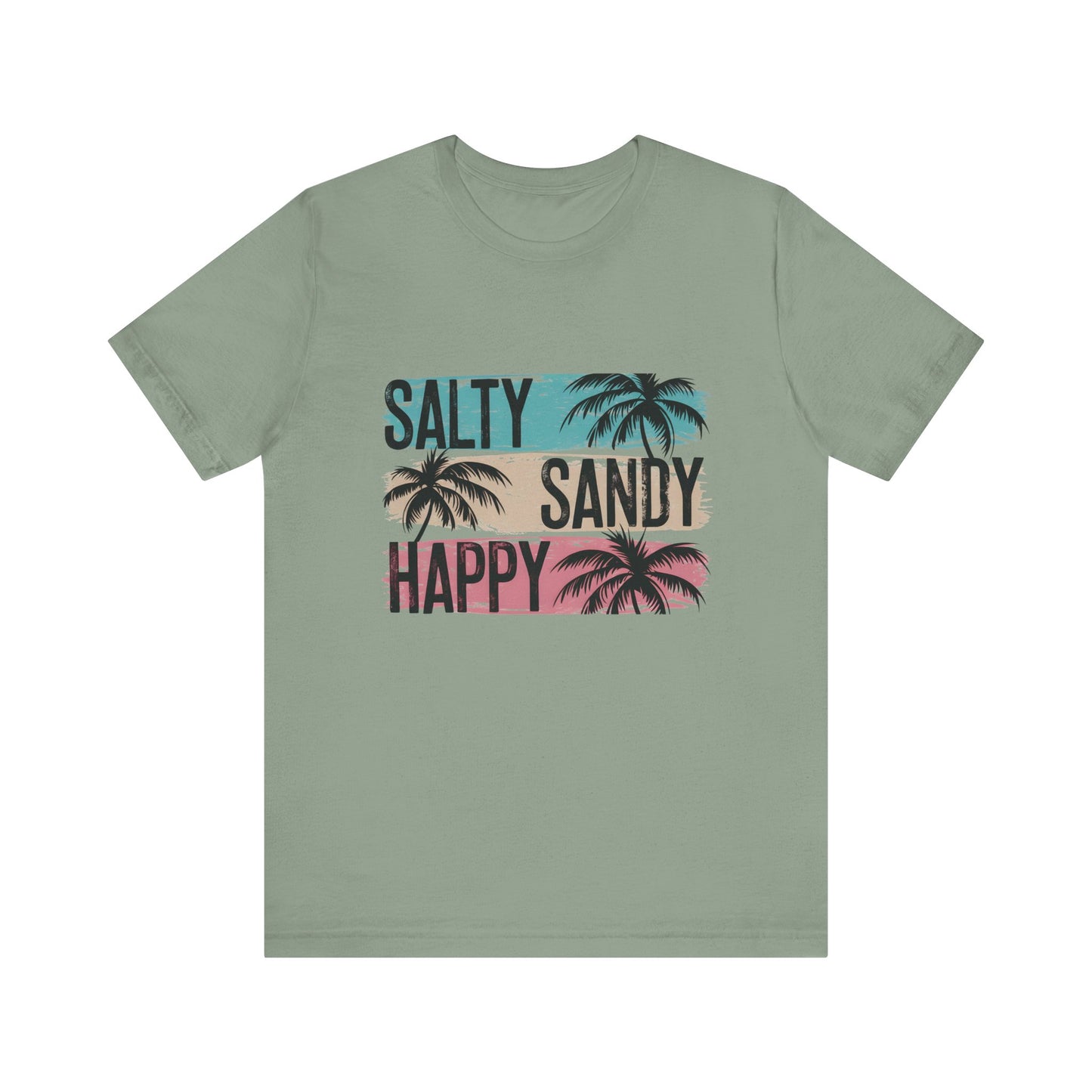Salty Sandy Happy T-Shirt, Sandy Toes Salty Breeze Tee - PopCultureByDesign36