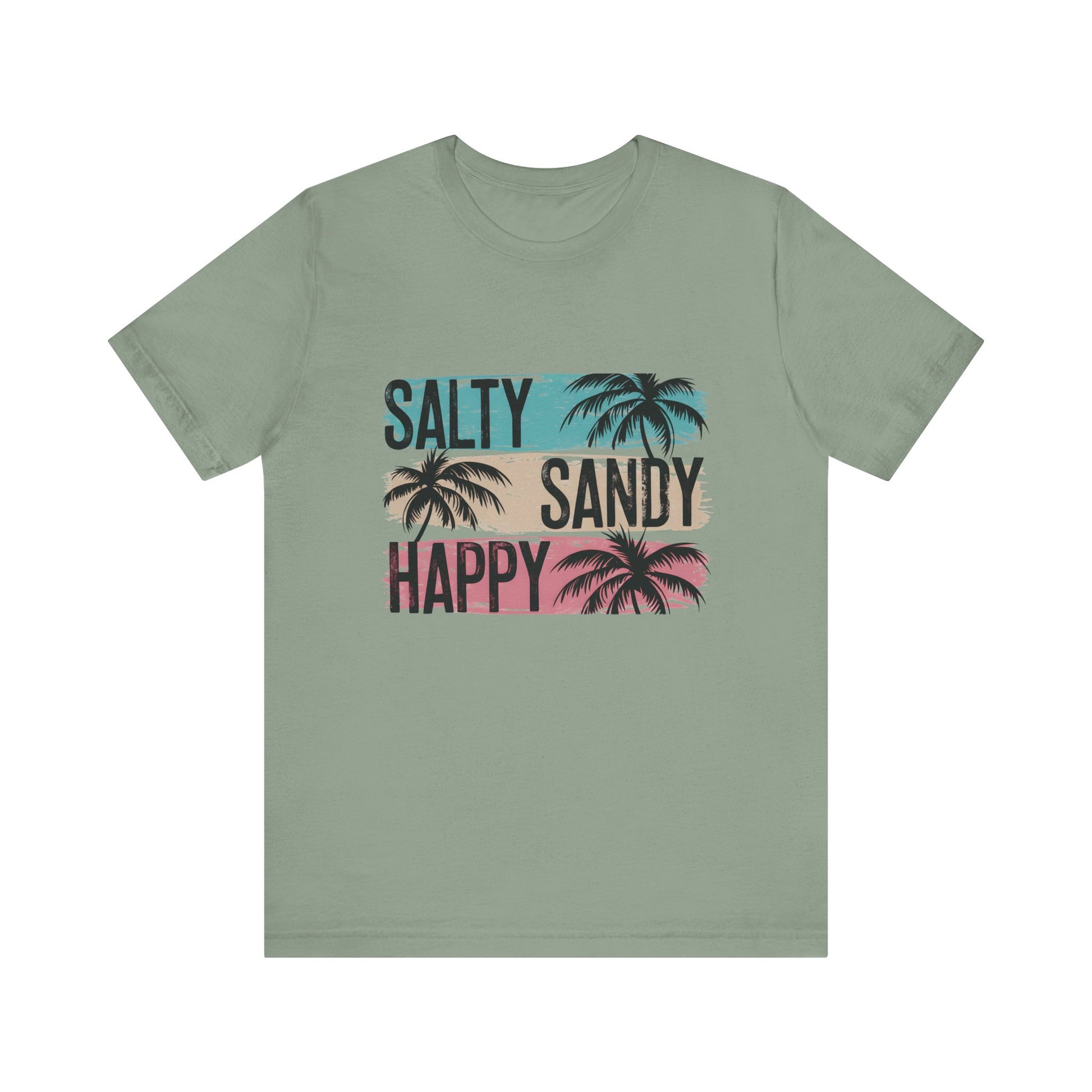 Salty Sandy Happy T-Shirt, Sandy Toes Salty Breeze Tee - PopCultureByDesign36