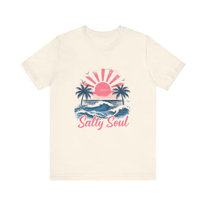 Retro Salty Soul Shirt, Summer Salty Soul T-shirt, Trendy Summer Shirt - PopCultureByDesign36