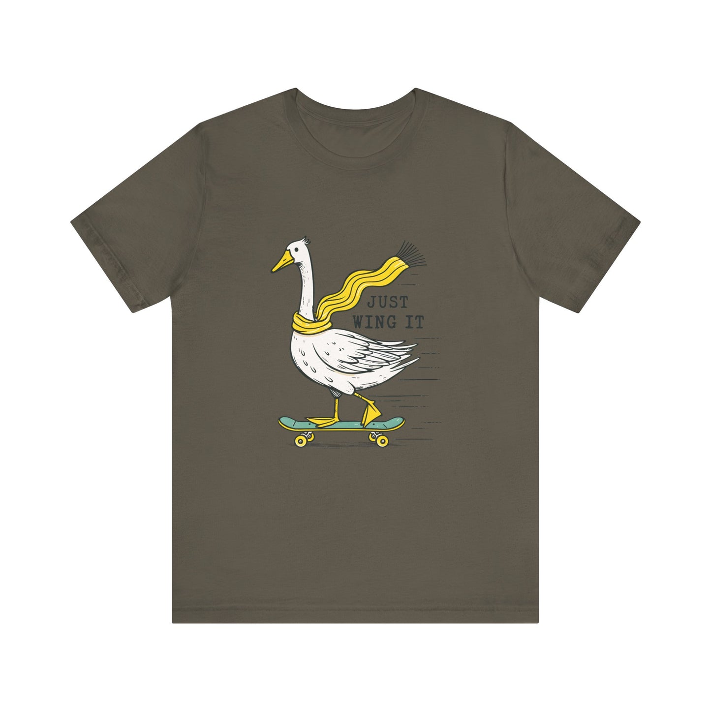 Pun Humor Bird Tee, Bird Lover Gift, Funny Bird Shirt, Skateboard Goose - PopCultureByDesign36