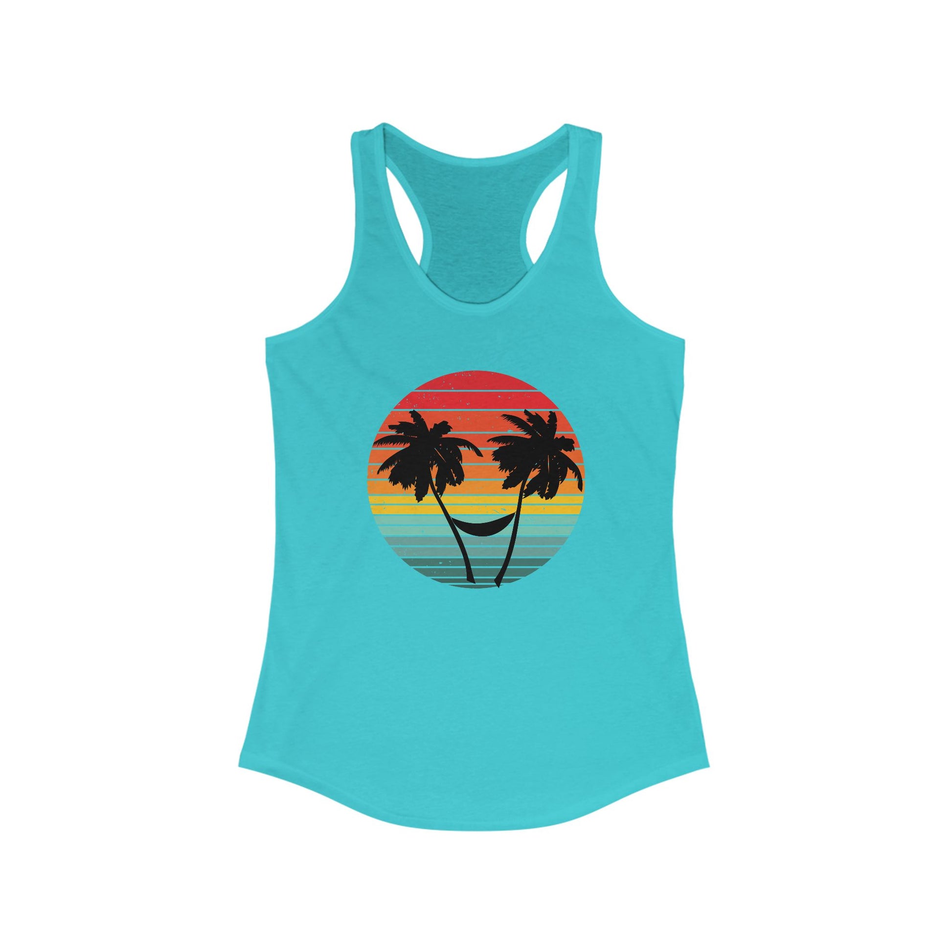 Sunset Vibes tank, Salty Beach , Retro Sunset, Beach Vibes - PopCultureByDesign36