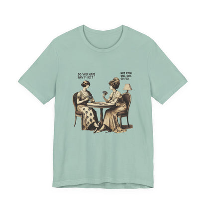 Funny Card Playing Tee, Card Playing Lovers Tee, Vintage Style Top - PopCultureByDesign36