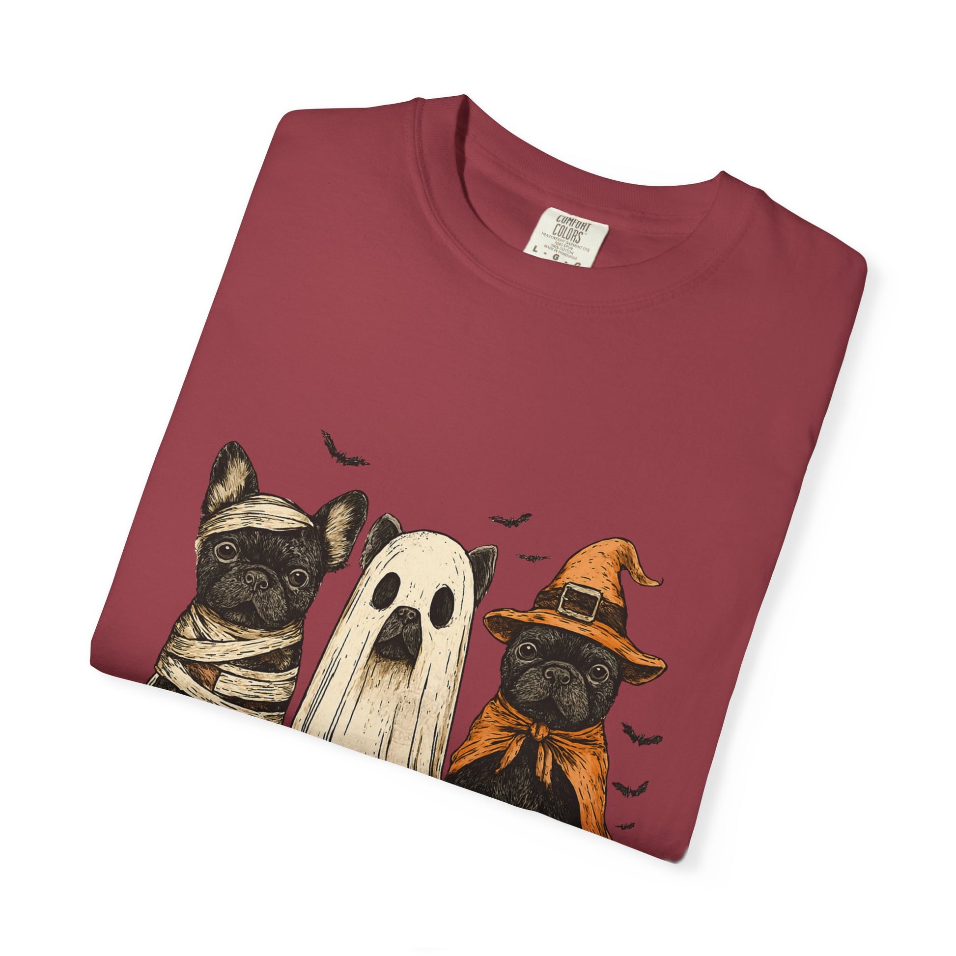 French Puppies Halloween T-shirt, Cute Frenchie Halloween, Dog Lover Shirt - PopCultureByDesign36