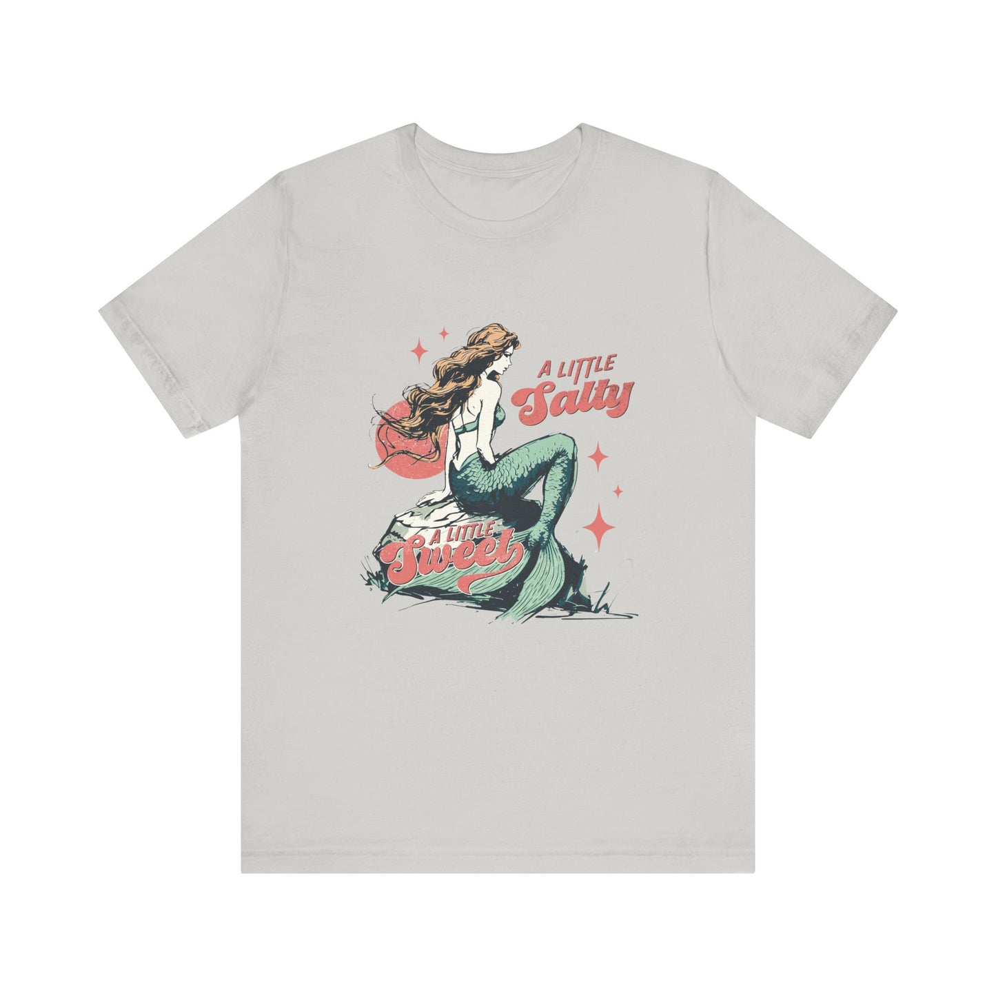 Mermaid TShirt, Summer Vibes Mermaid Shirt, Beach Sea Life - PopCultureByDesign36