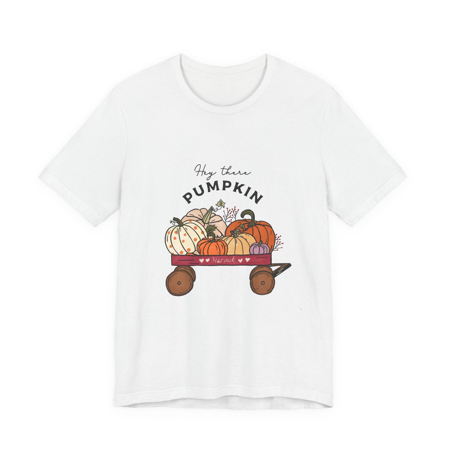Hey There Pumpkin Unisex Tee, Autumn Halloween Pumpkin T-Shirt - PopCultureByDesign36