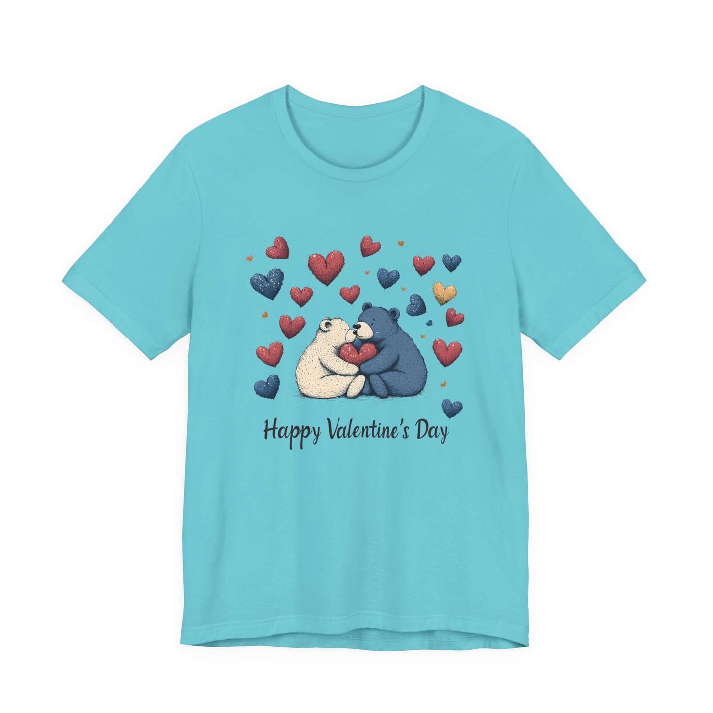Bear Valentine Shirt, Cute Bear Shirt, Teddy Bear Shirt, Heart Valentine Shirt - PopCultureByDesign36