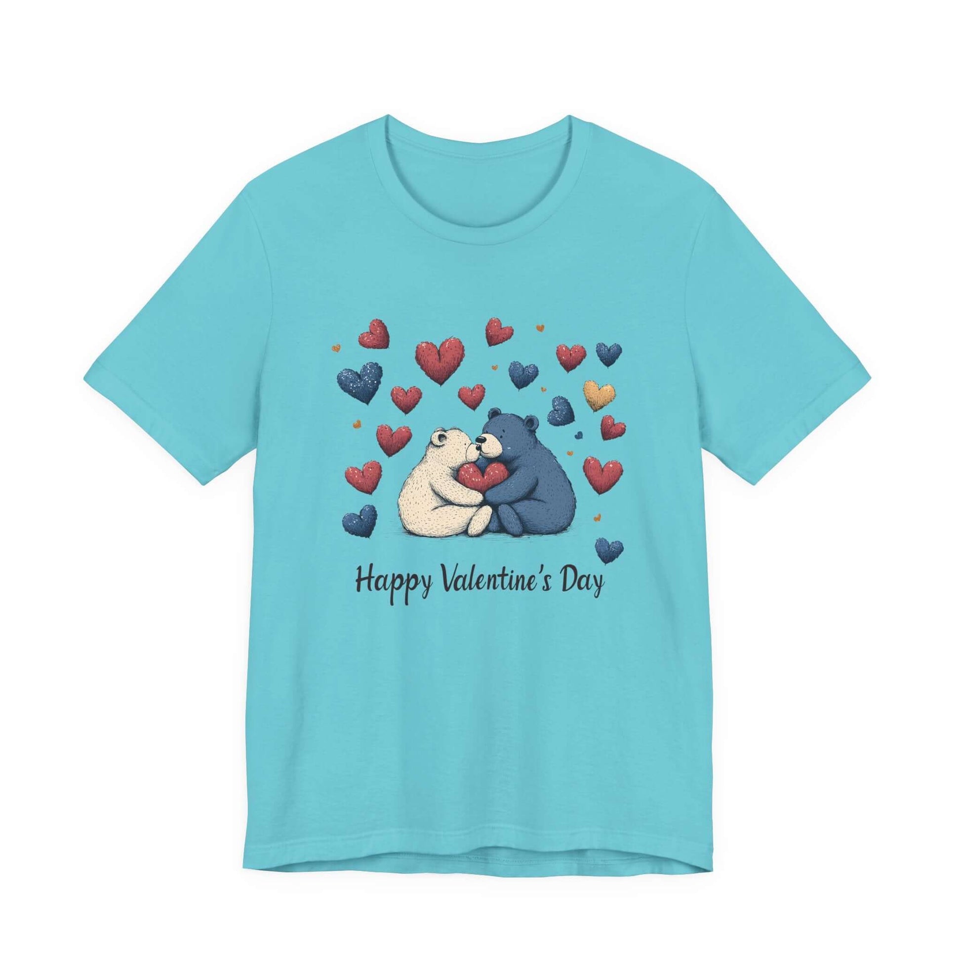 Bear Valentine Shirt, Cute Bear Shirt, Teddy Bear Shirt, Heart Valentine Shirt - PopCultureByDesign36
