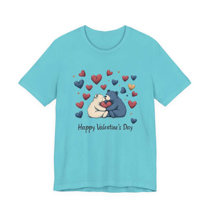 Bear Valentine Shirt, Cute Bear Shirt, Teddy Bear Shirt, Heart Valentine Shirt - PopCultureByDesign36