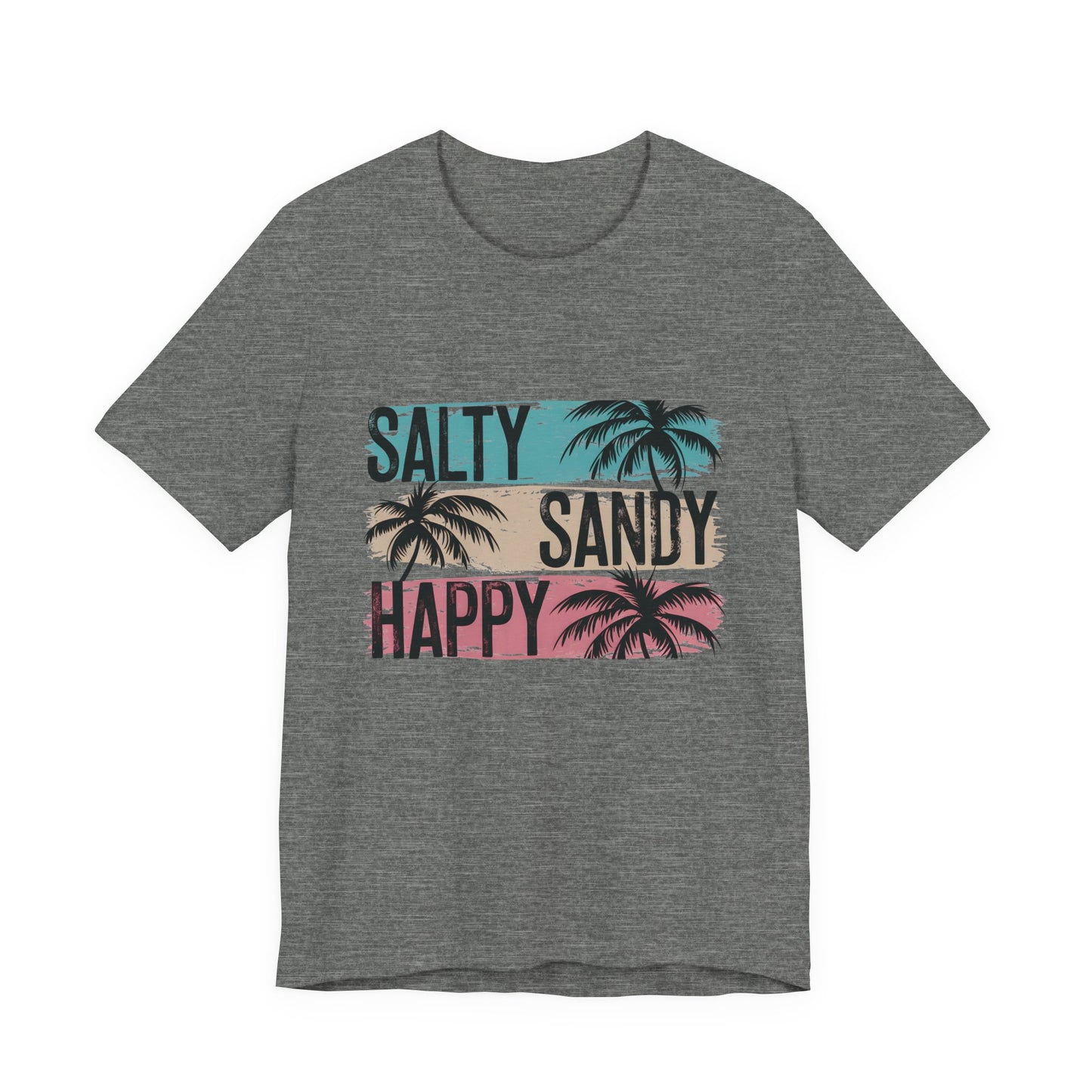 Salty Sandy Happy T-Shirt, Sandy Toes Salty Breeze Tee - PopCultureByDesign36