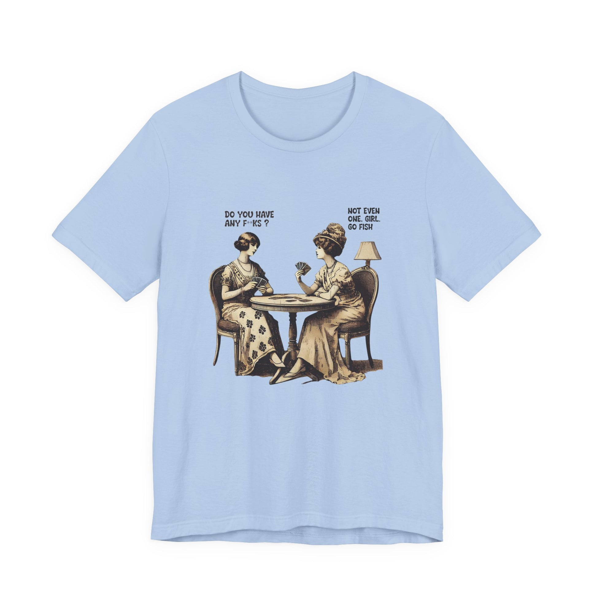 Funny Card Playing Tee, Card Playing Lovers Tee, Vintage Style Top - PopCultureByDesign36