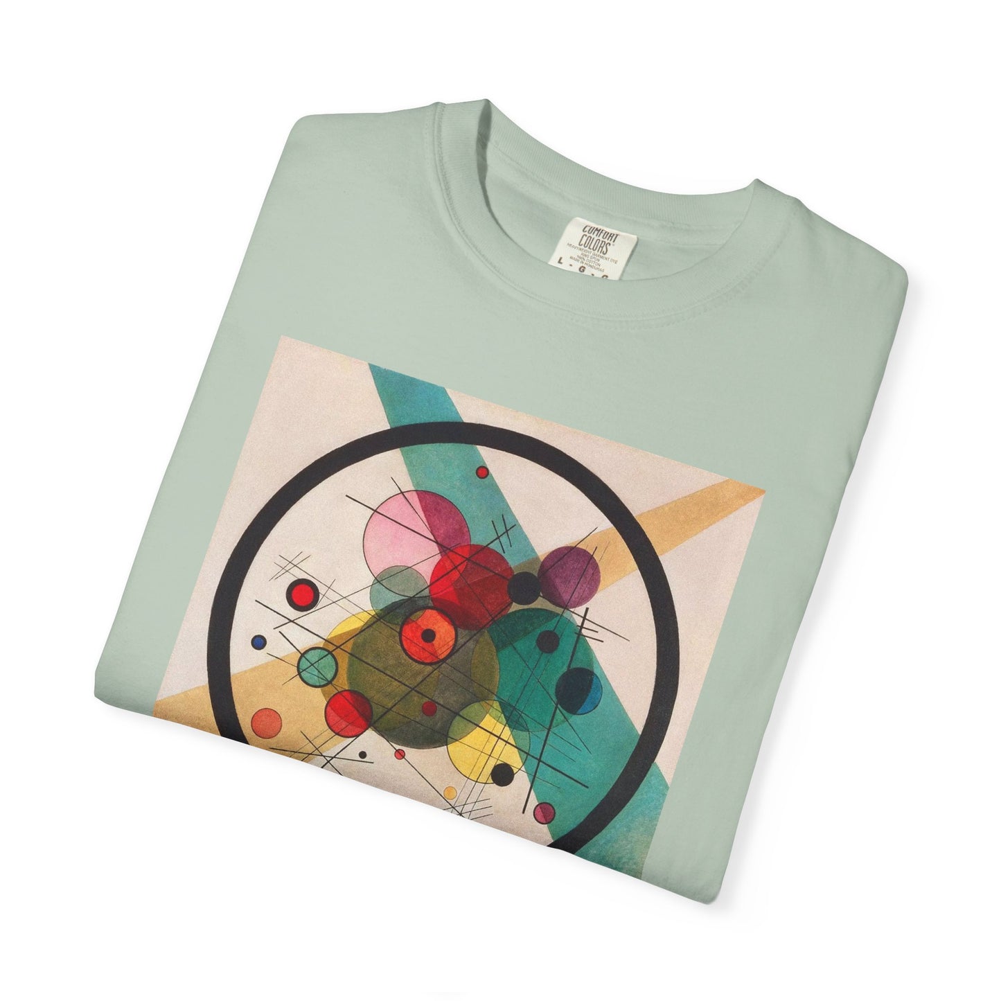 Abstract Art Tshirt, Circles in a Circle, Wassily Kandinsky,Kandinsky Art - PopCultureByDesign36