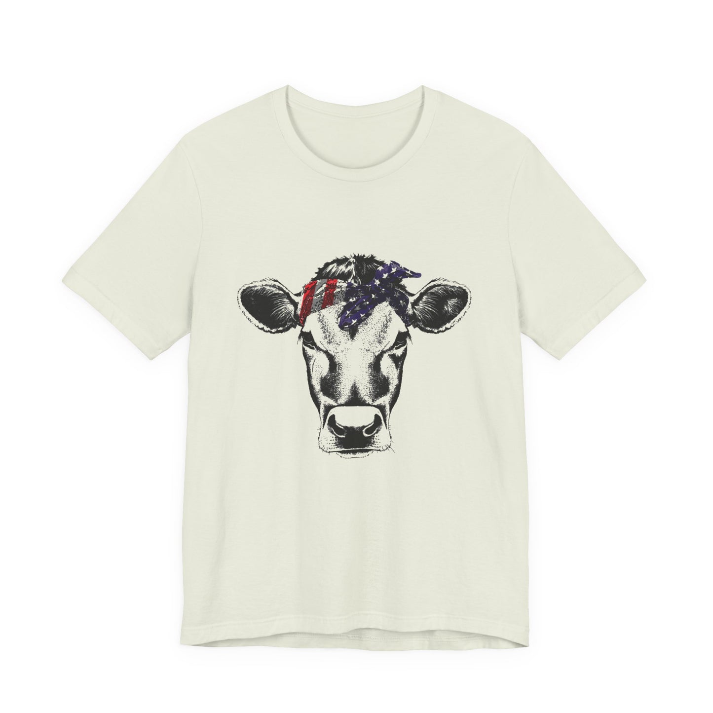 Highland Cow shirt, American Flag Shirt, Funny Cow Shirt, Independence Day - PopCultureByDesign36