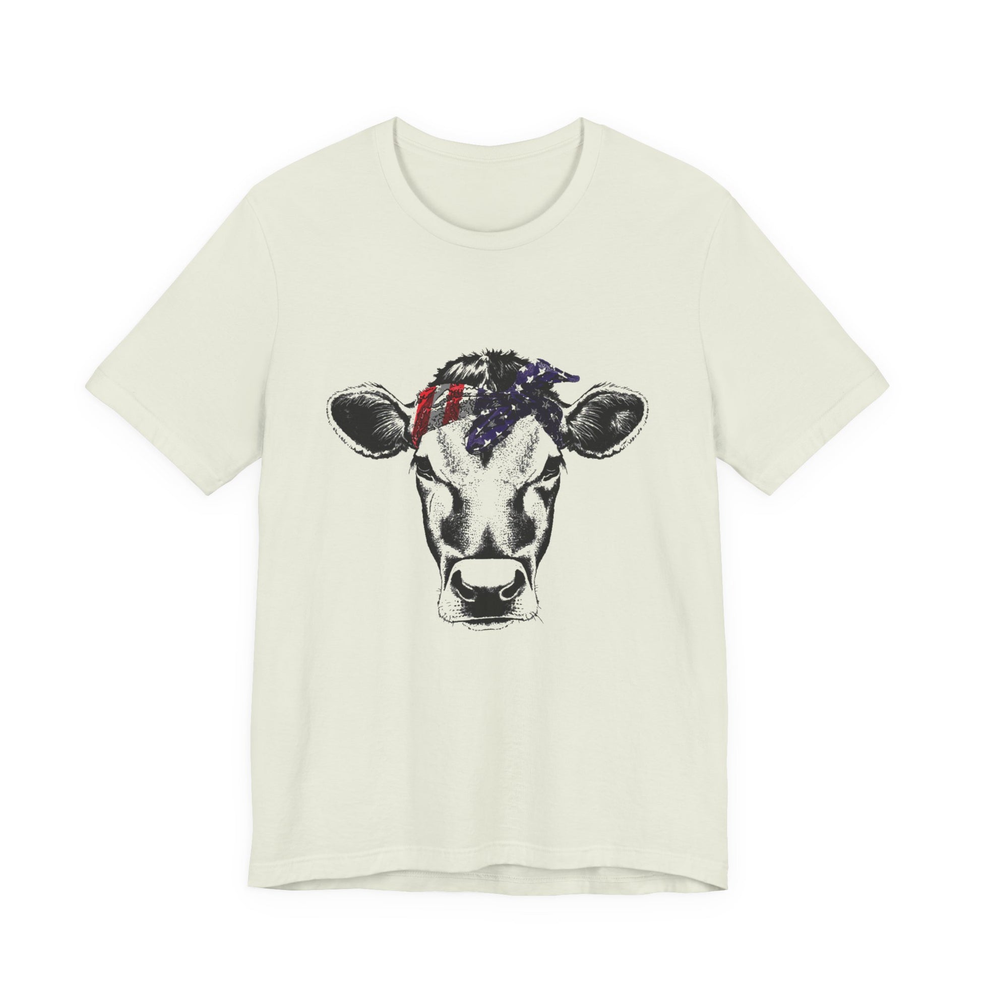 Highland Cow shirt, American Flag Shirt, Funny Cow Shirt, Independence Day - PopCultureByDesign36