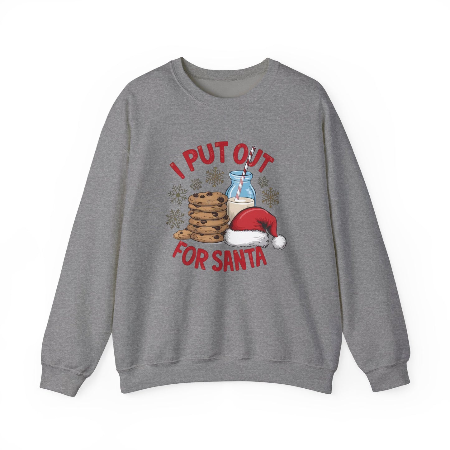 I Put Out For Santa Sweatshirt, Funny Christmas Shirt, Funny Santa Shirt - PopCultureByDesign36