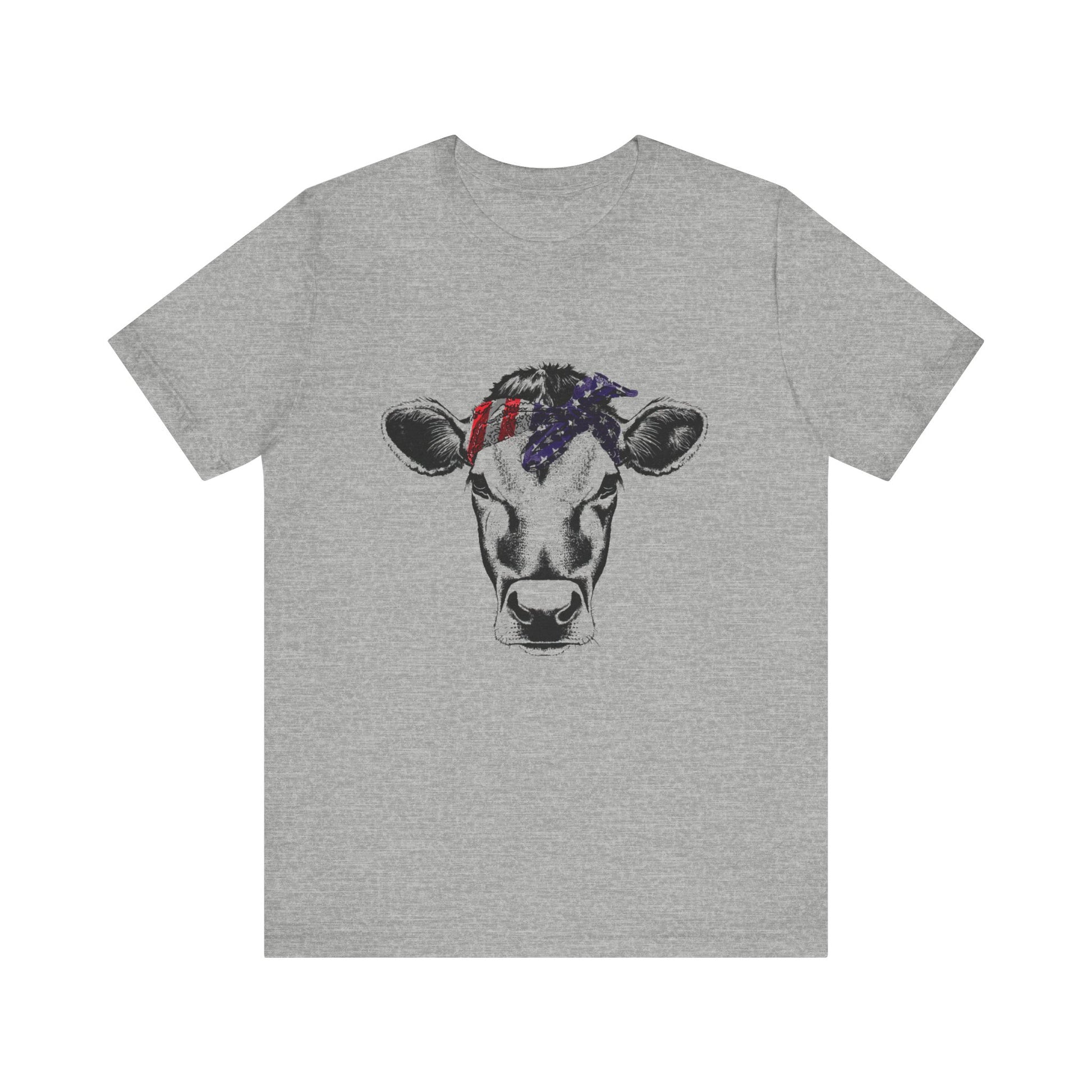 Highland Cow shirt, American Flag Shirt, Funny Cow Shirt, Independence Day - PopCultureByDesign36