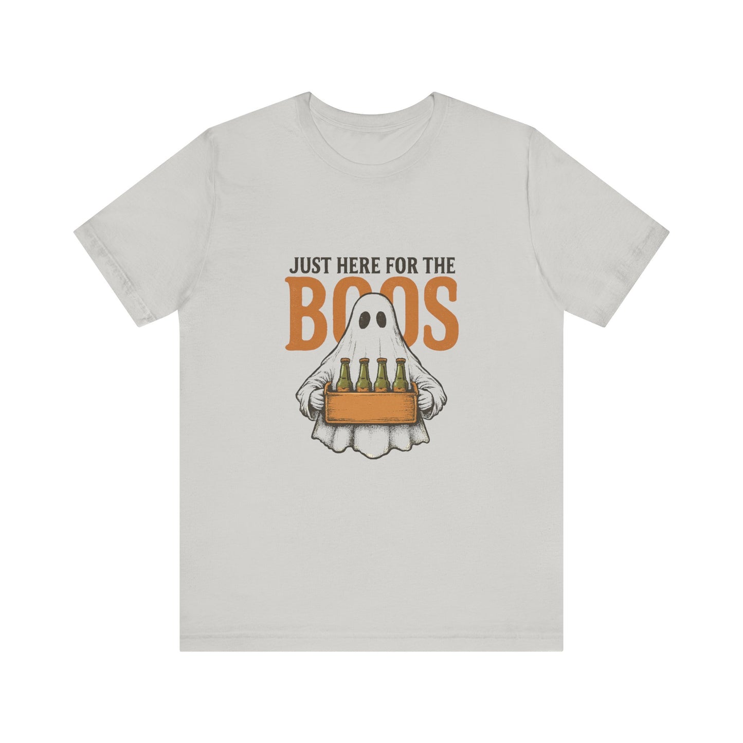 Halloween Shirt, I'm Just Here For The Boos Shirt, Halloween Ghost Shirt - PopCultureByDesign36
