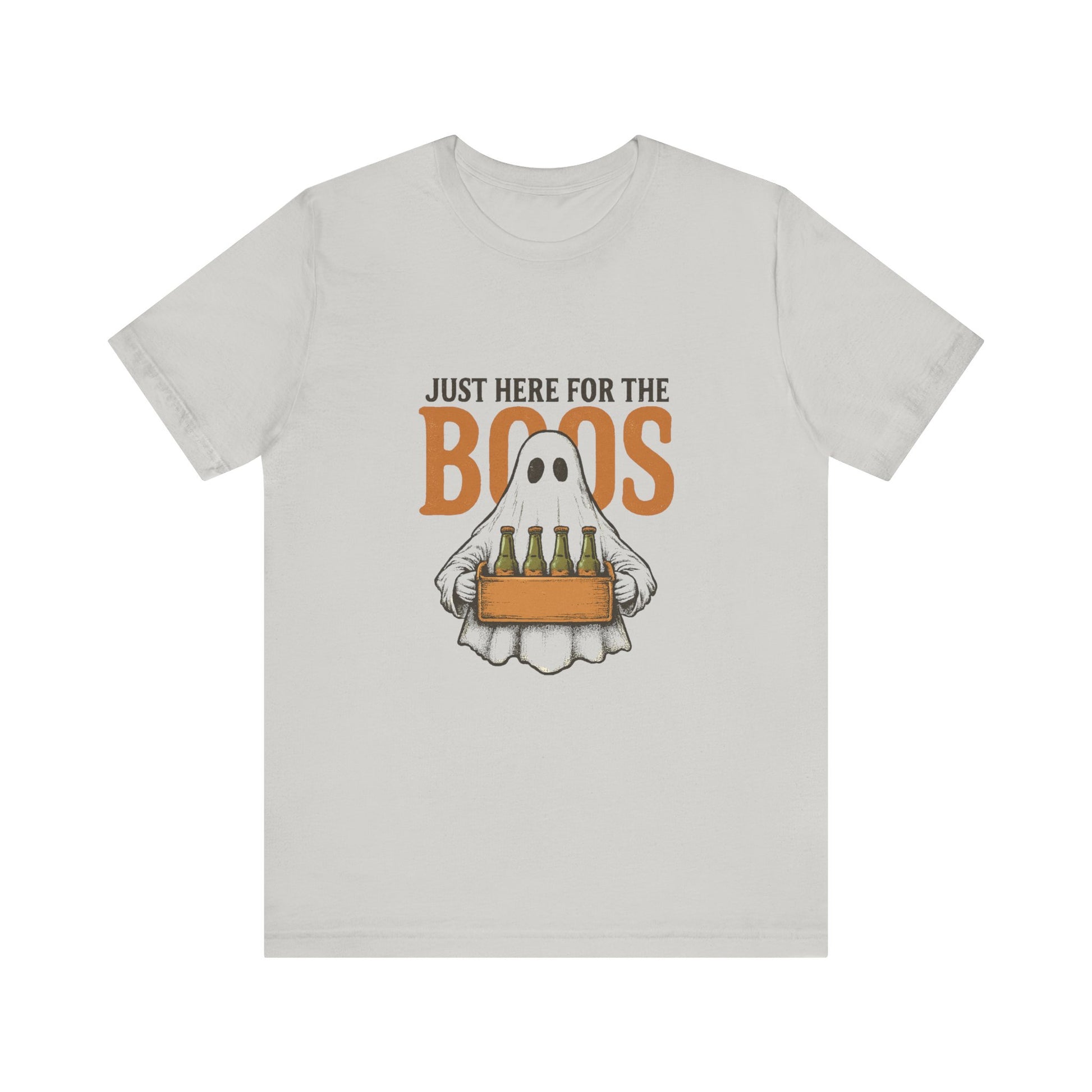 Halloween Shirt, I'm Just Here For The Boos Shirt, Halloween Ghost Shirt - PopCultureByDesign36