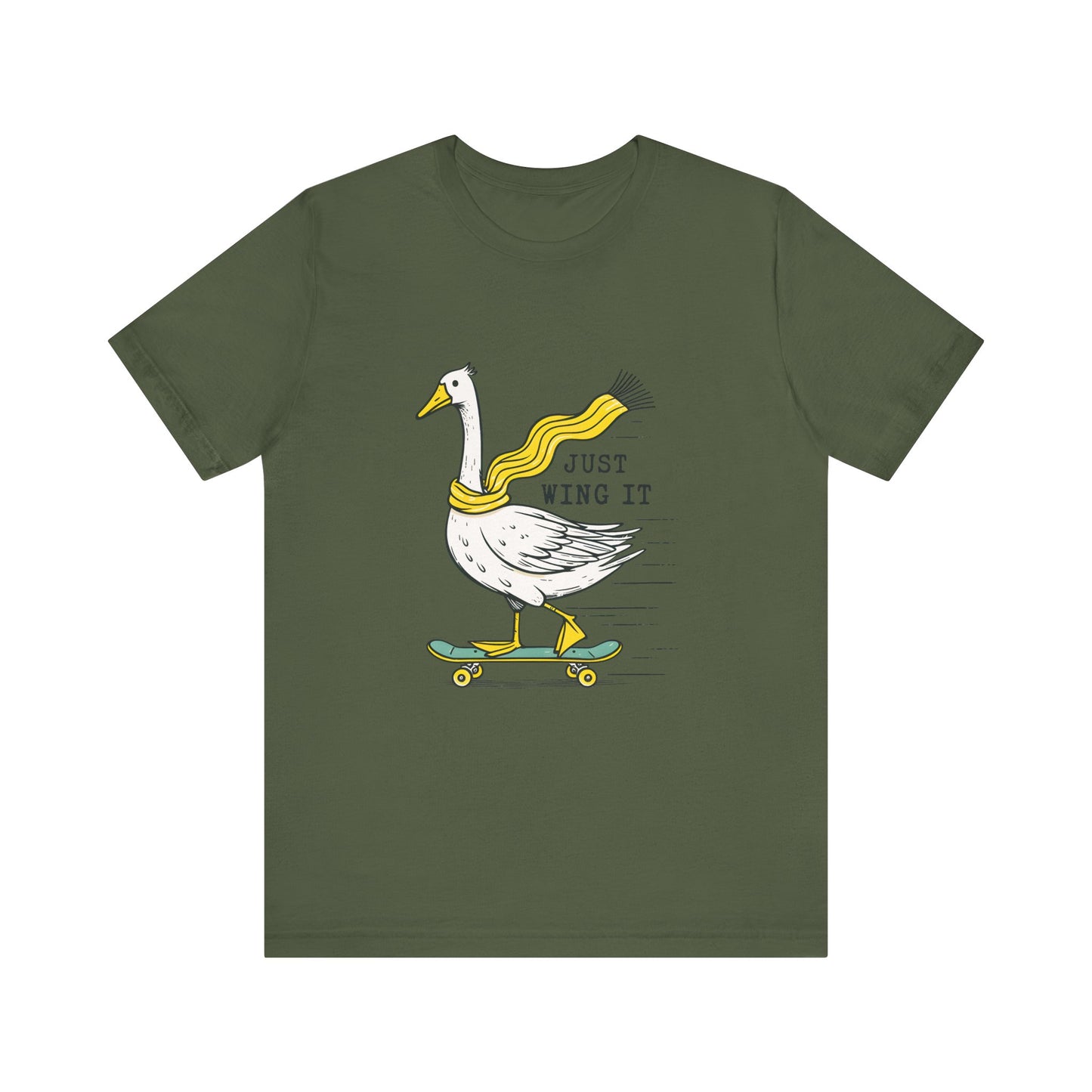 Pun Humor Bird Tee, Bird Lover Gift, Funny Bird Shirt, Skateboard Goose - PopCultureByDesign36