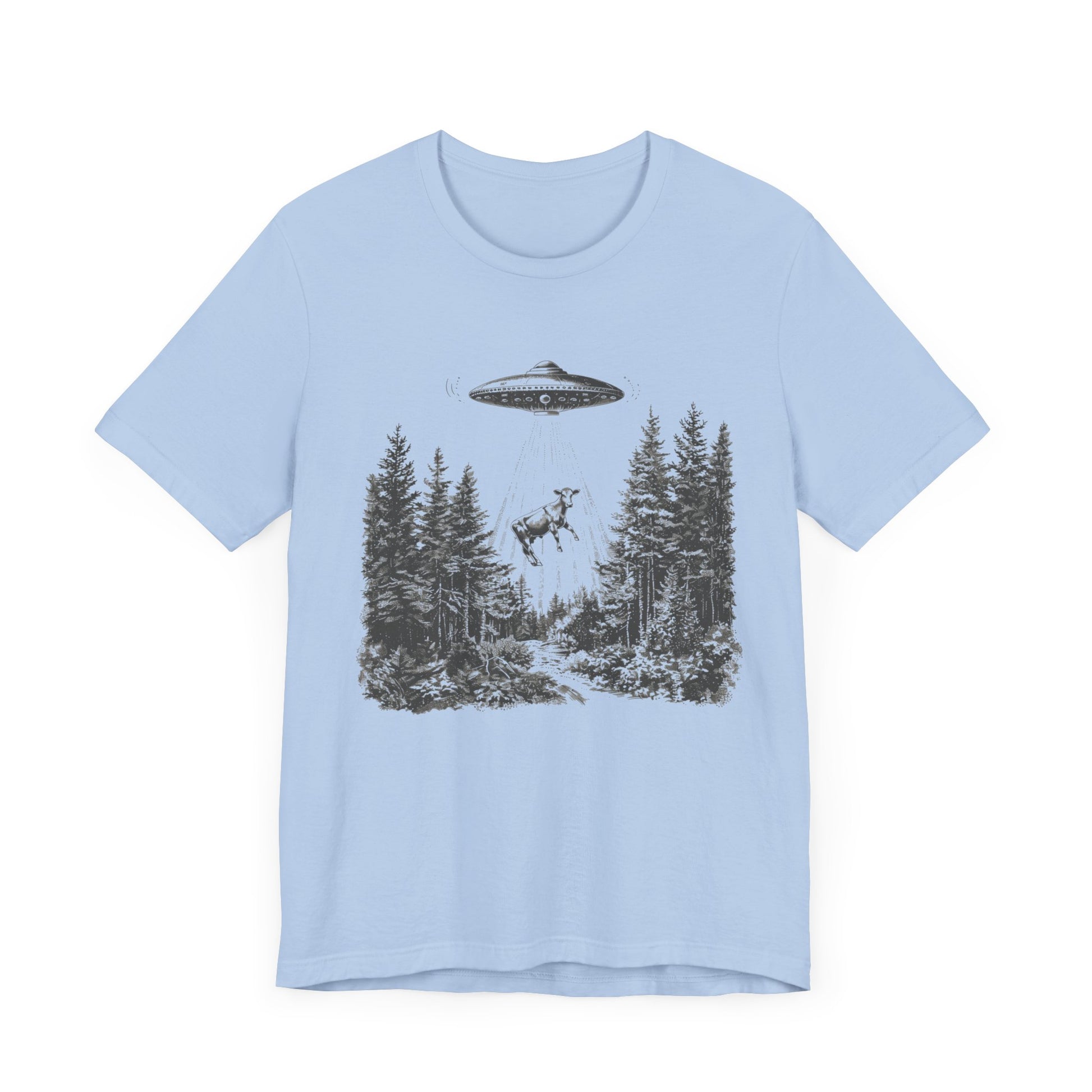 Ufo Cow Shirt, Retro T-Shirt, Vintage Cow Ufo TShirt, Ufo Graphic Tee - PopCultureByDesign36