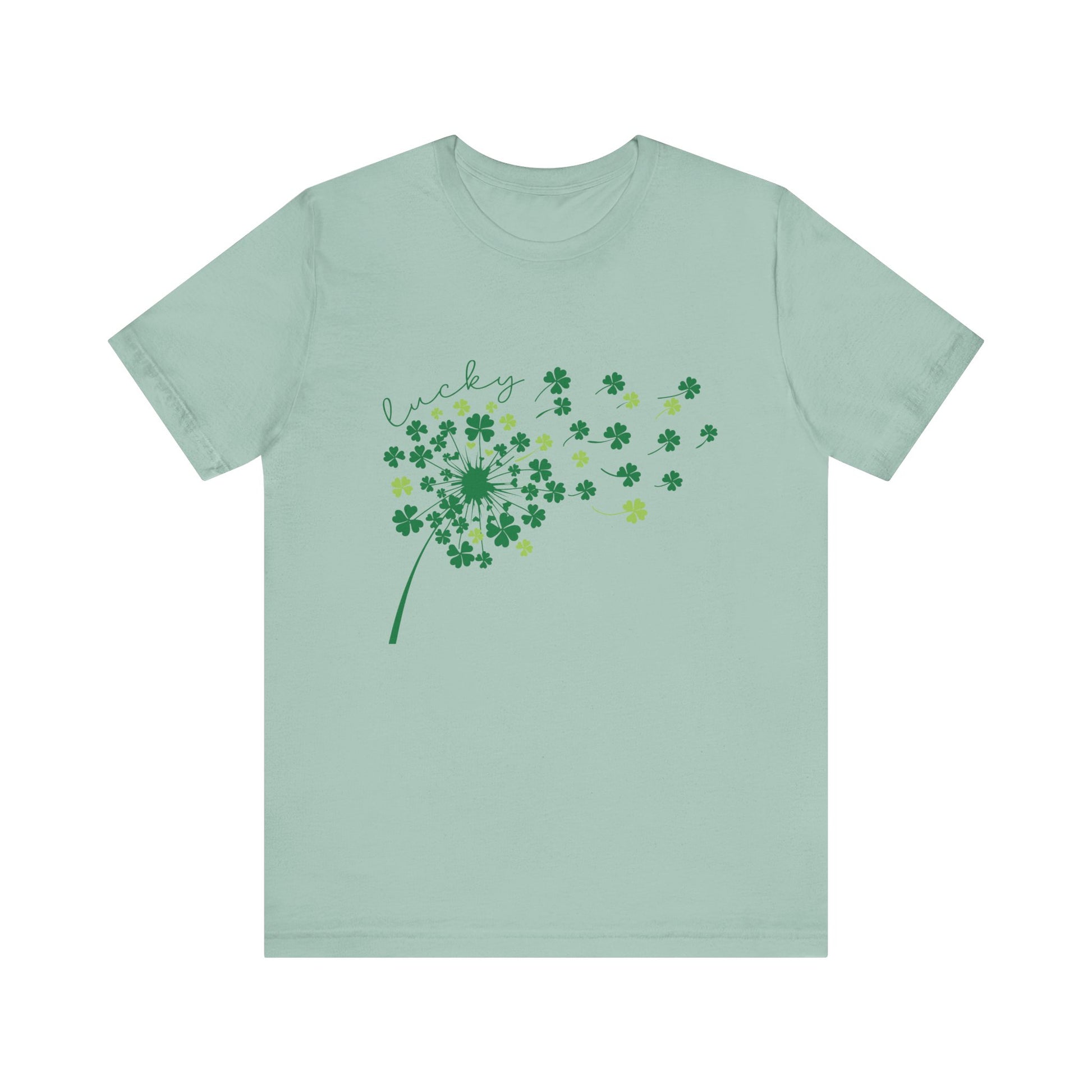 Lucky Shirt, St Patricks Day Shirt, Shamrock Heart T-Shirt - PopCultureByDesign36