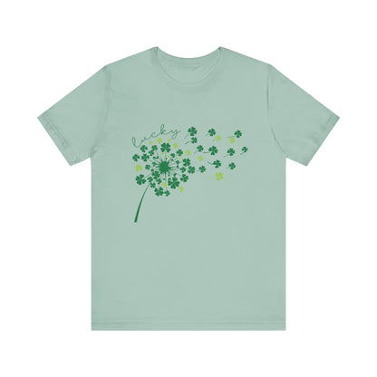Lucky Shirt, St Patricks Day Shirt, Shamrock Heart T-Shirt - PopCultureByDesign36