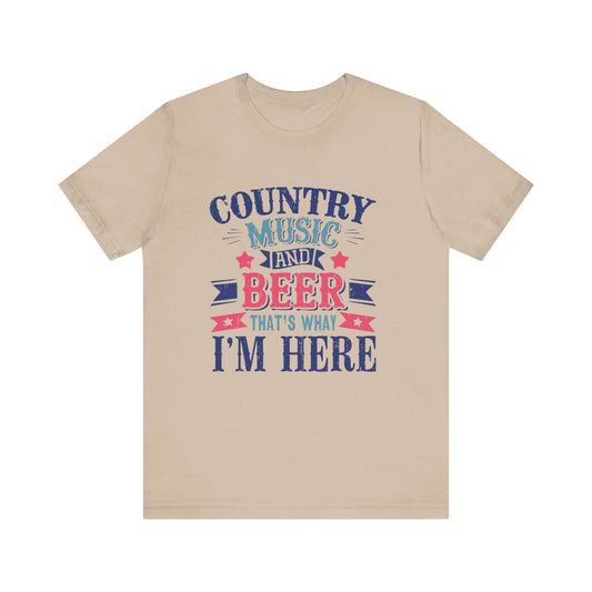 Country Music and Beer Shirt, Country Music Lover, Old Rodeo Shirt - PopCultureByDesign36