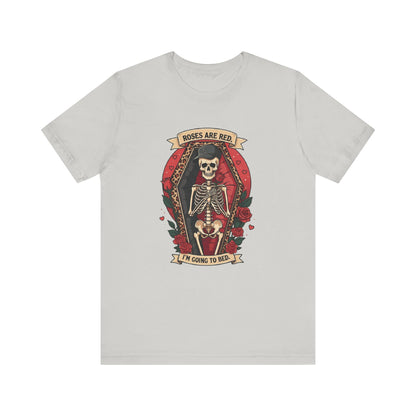 Valentine's Day Shirt, Funny Skeleton Valentines Shirt, I'm Dead Inside - PopCultureByDesign36