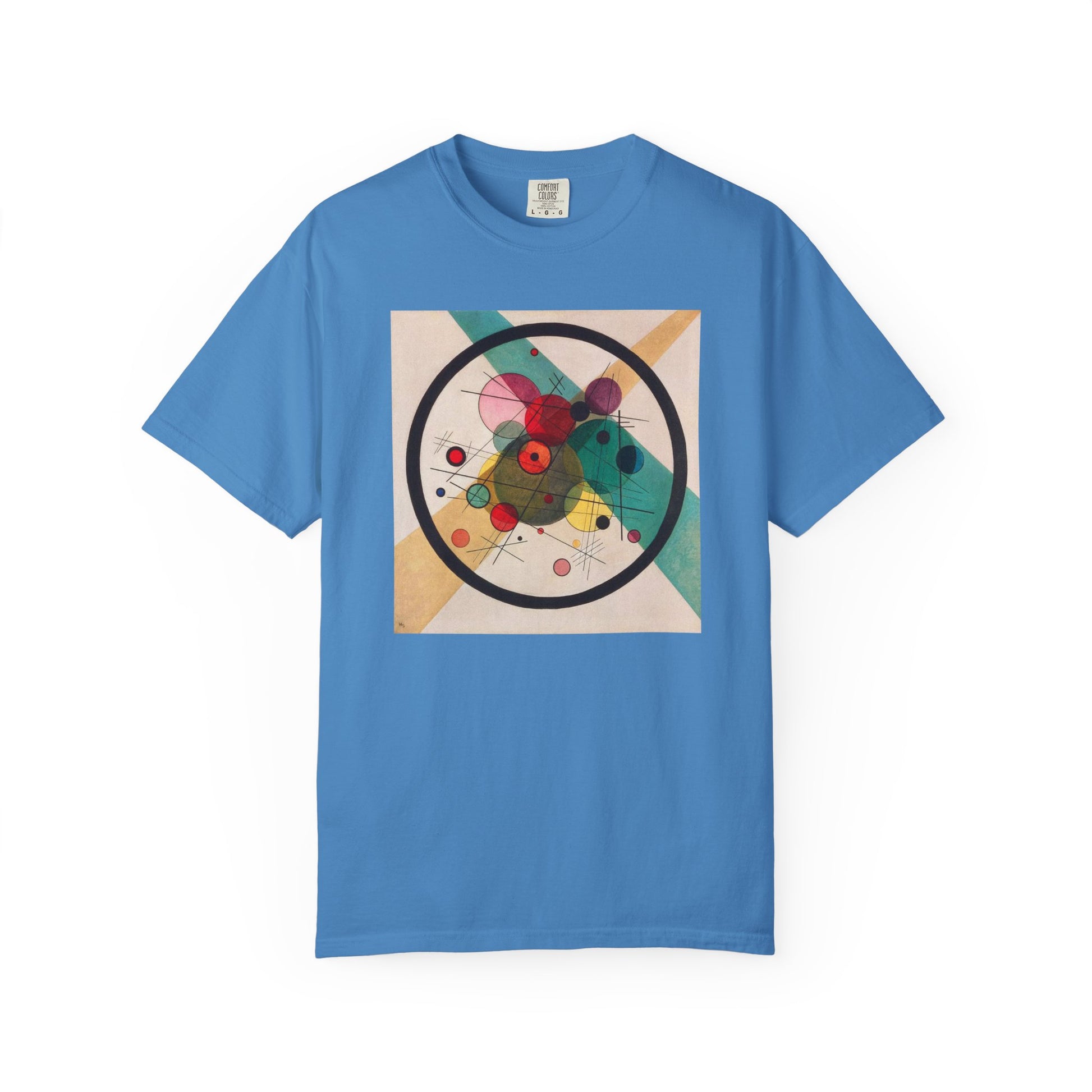 Abstract Art Tshirt, Circles in a Circle, Wassily Kandinsky,Kandinsky Art - PopCultureByDesign36