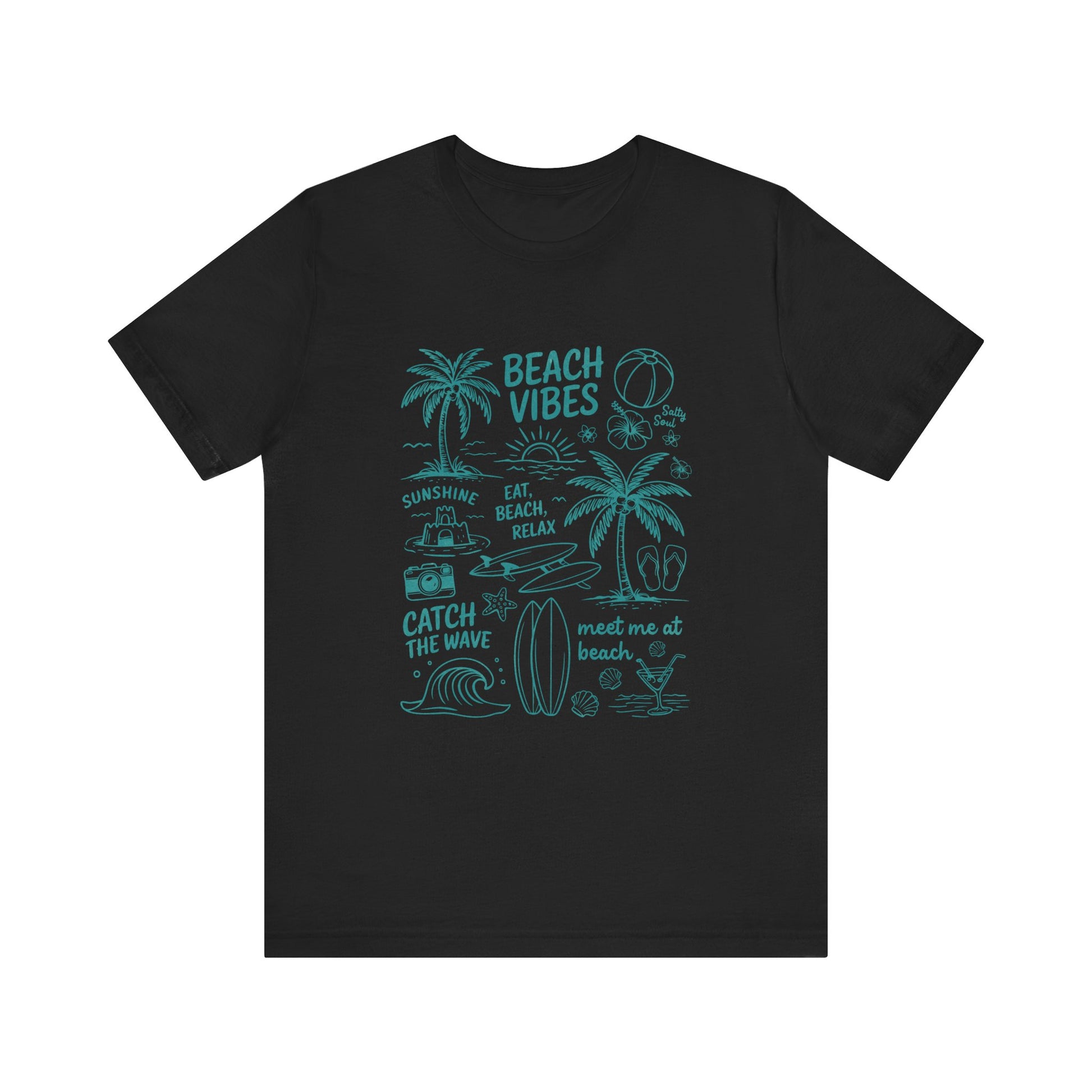 Beach Vibes Shirt, Ocean Lover Shirt, Summer T-Shirt, Sea Life Top - PopCultureByDesign36